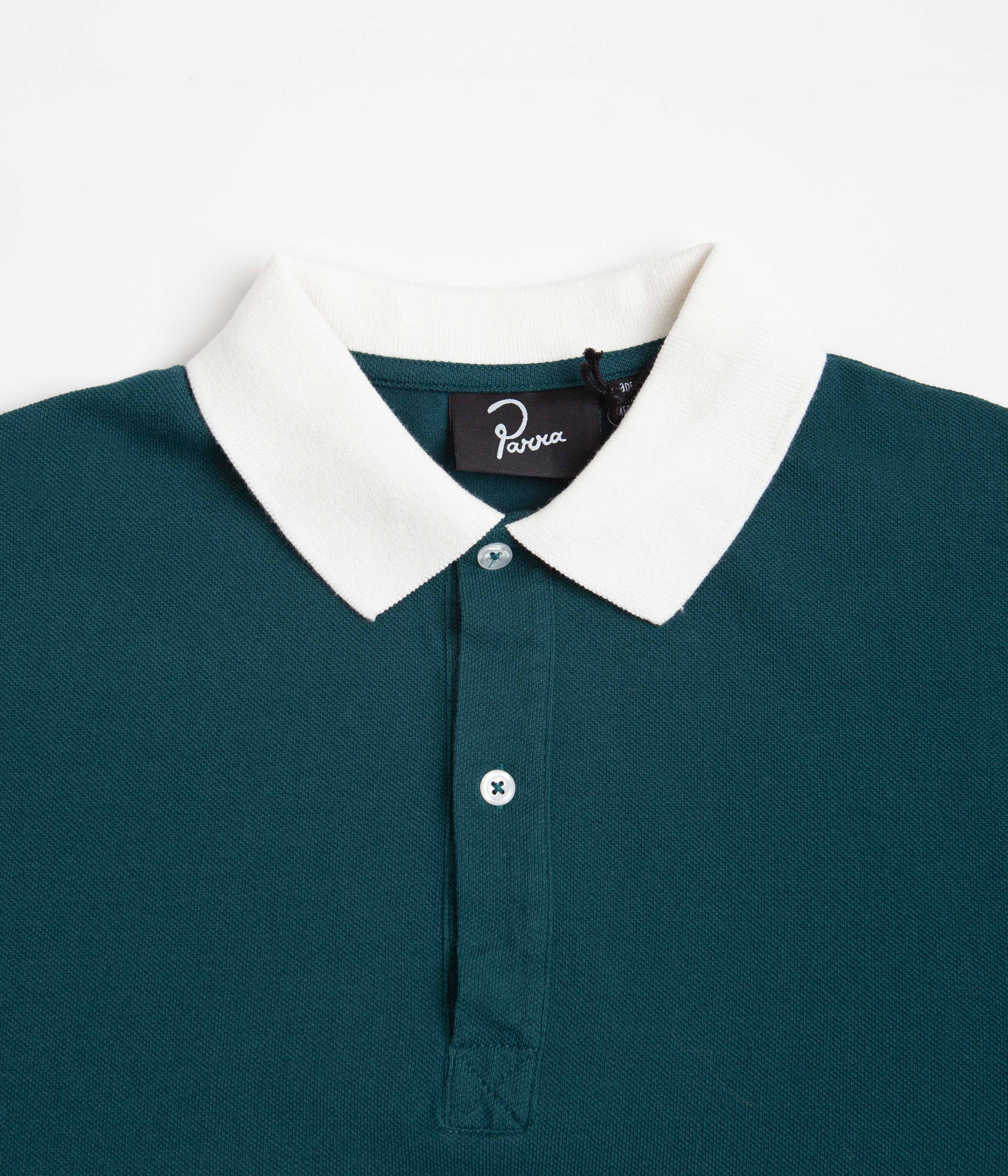 by Parra Winged Logo Polo Shirt - Teal - Image 2