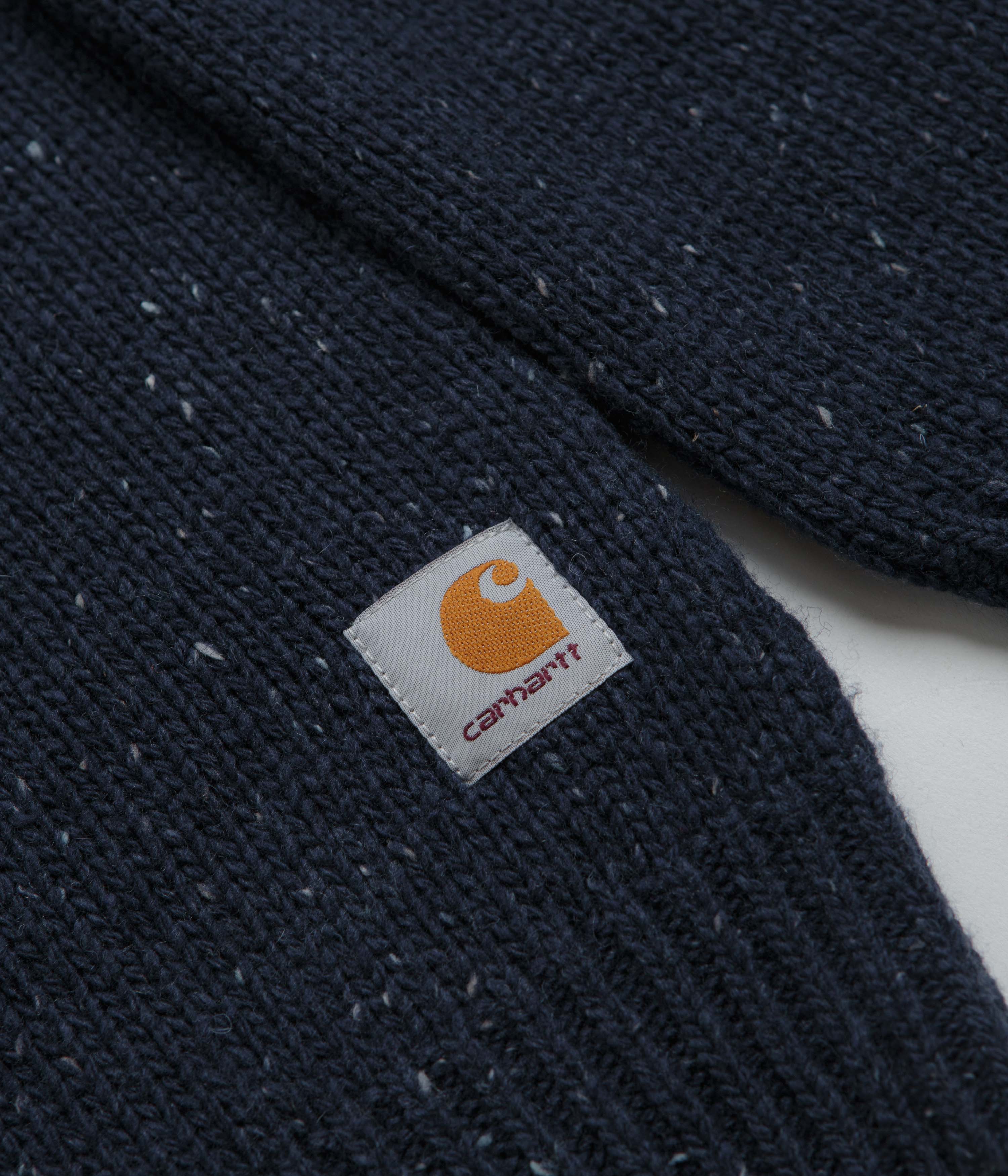 Carhartt Anglistic Crewneck Sweatshirt - Speckled Air Force Blue - Image 3