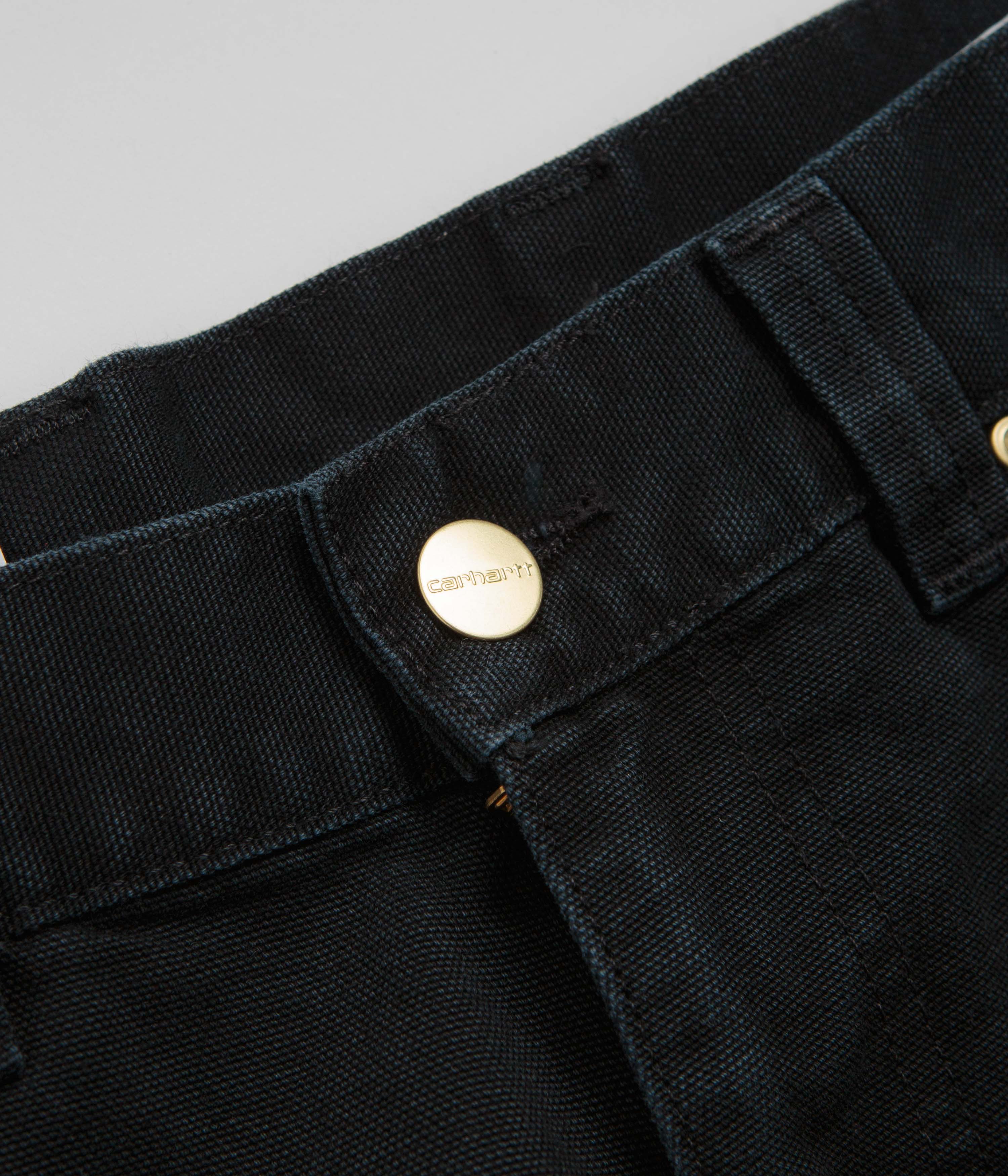 Carhartt Brandon Canvas Pants - Black Grind Wash - Image 4