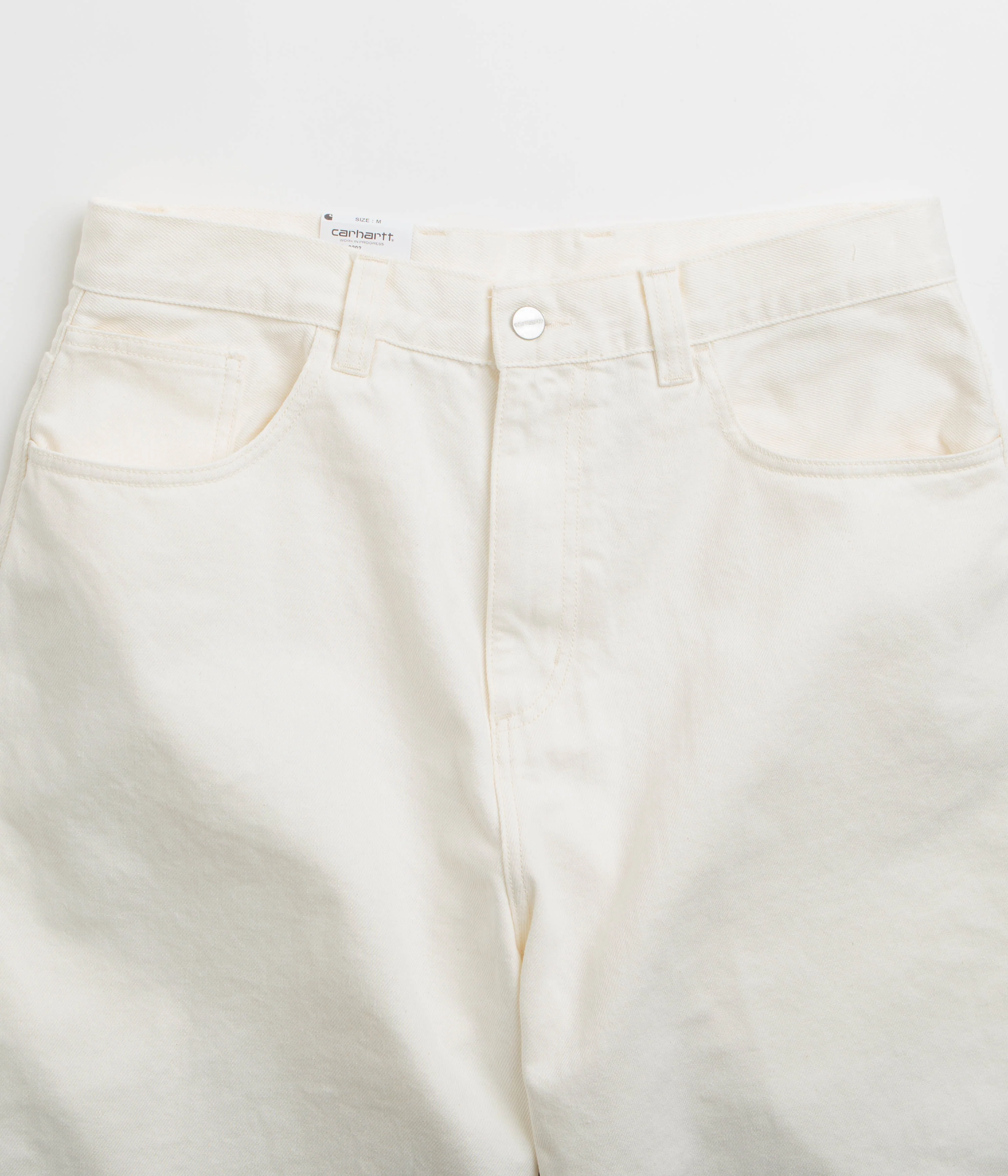 Carhartt Brandon Shorts - White Rinsed - Image 4