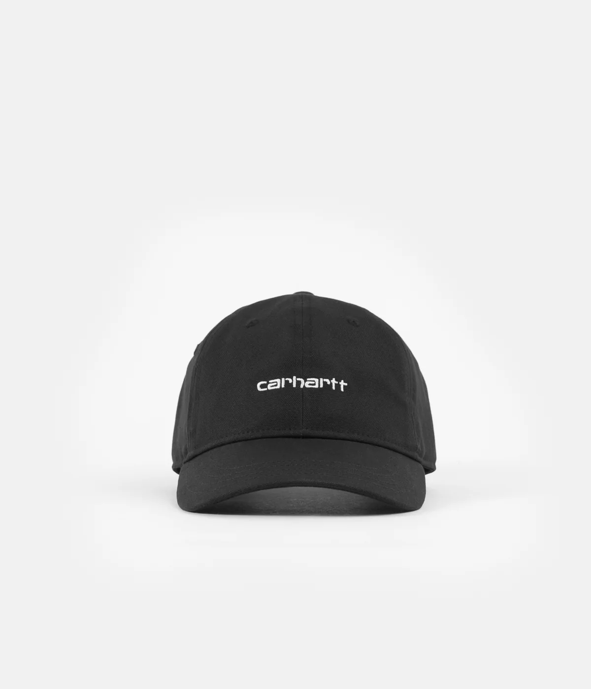 Carhartt Canvas Script Cap - Black / White - Image 2