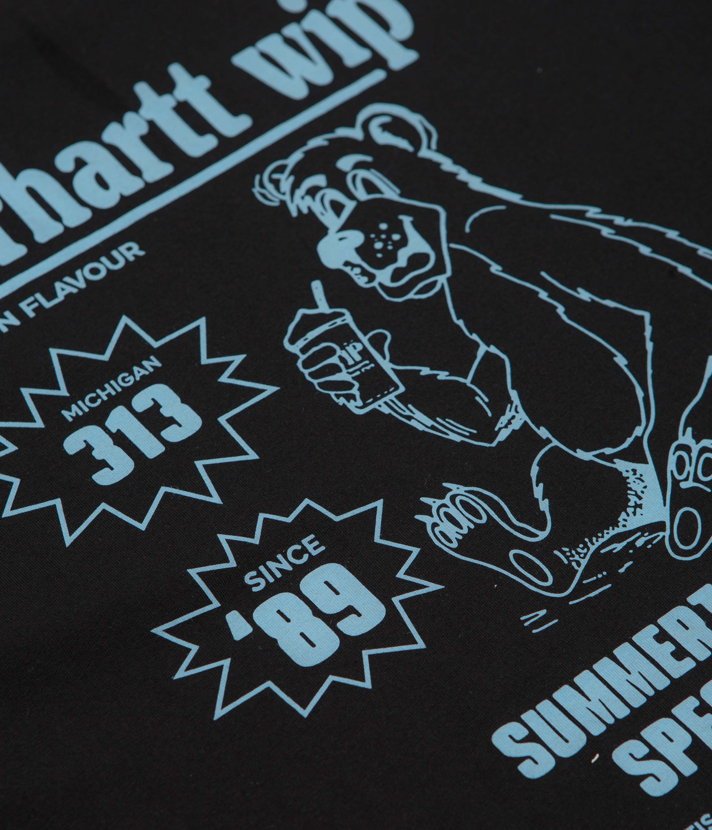Carhartt Catalogue T-Shirt - Black / Bluebird - Image 4