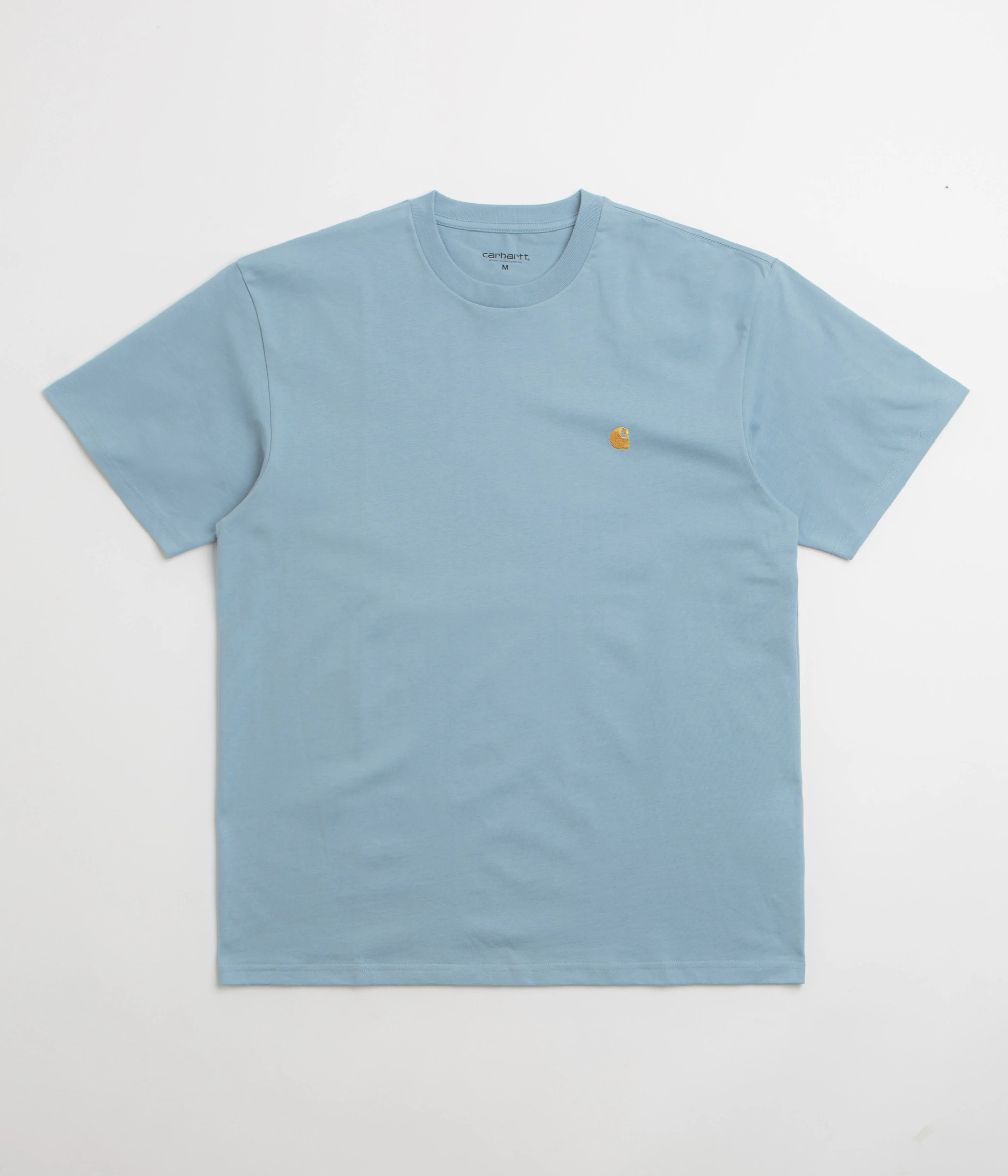 Carhartt Chase T-Shirt - Frosted Blue / Gold