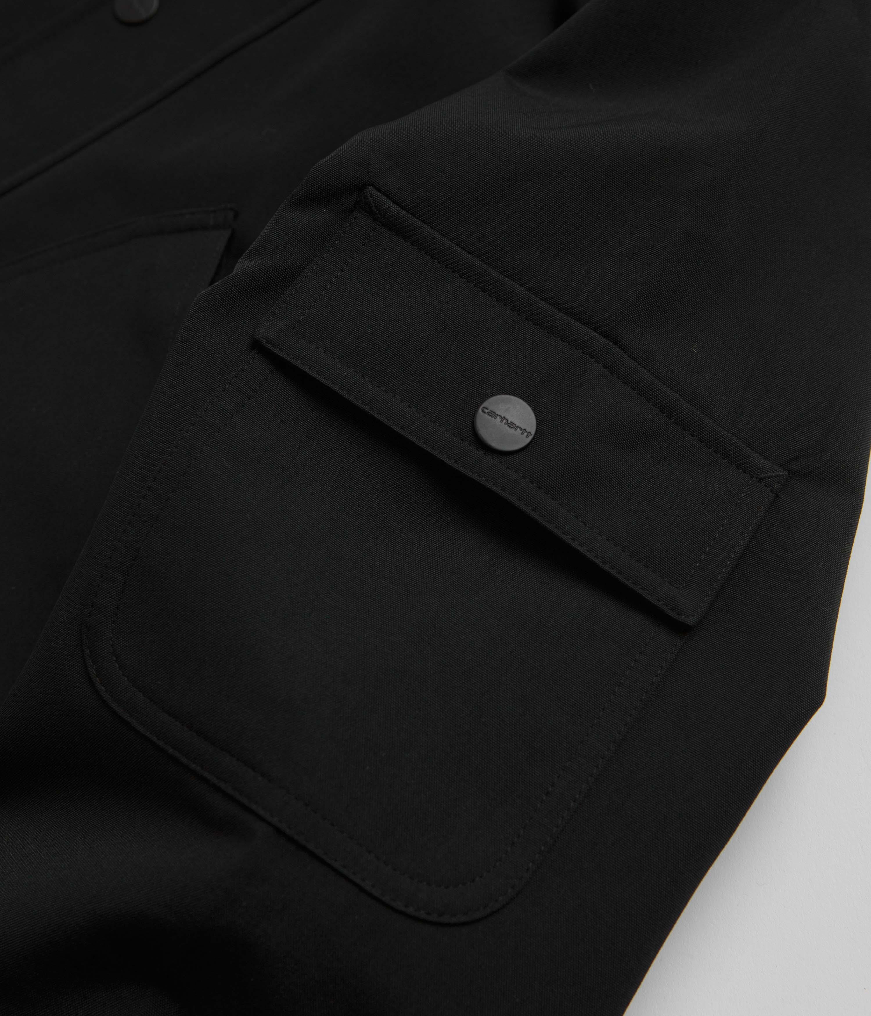 Carhartt Clarton Jacket - Black / Black - Image 8