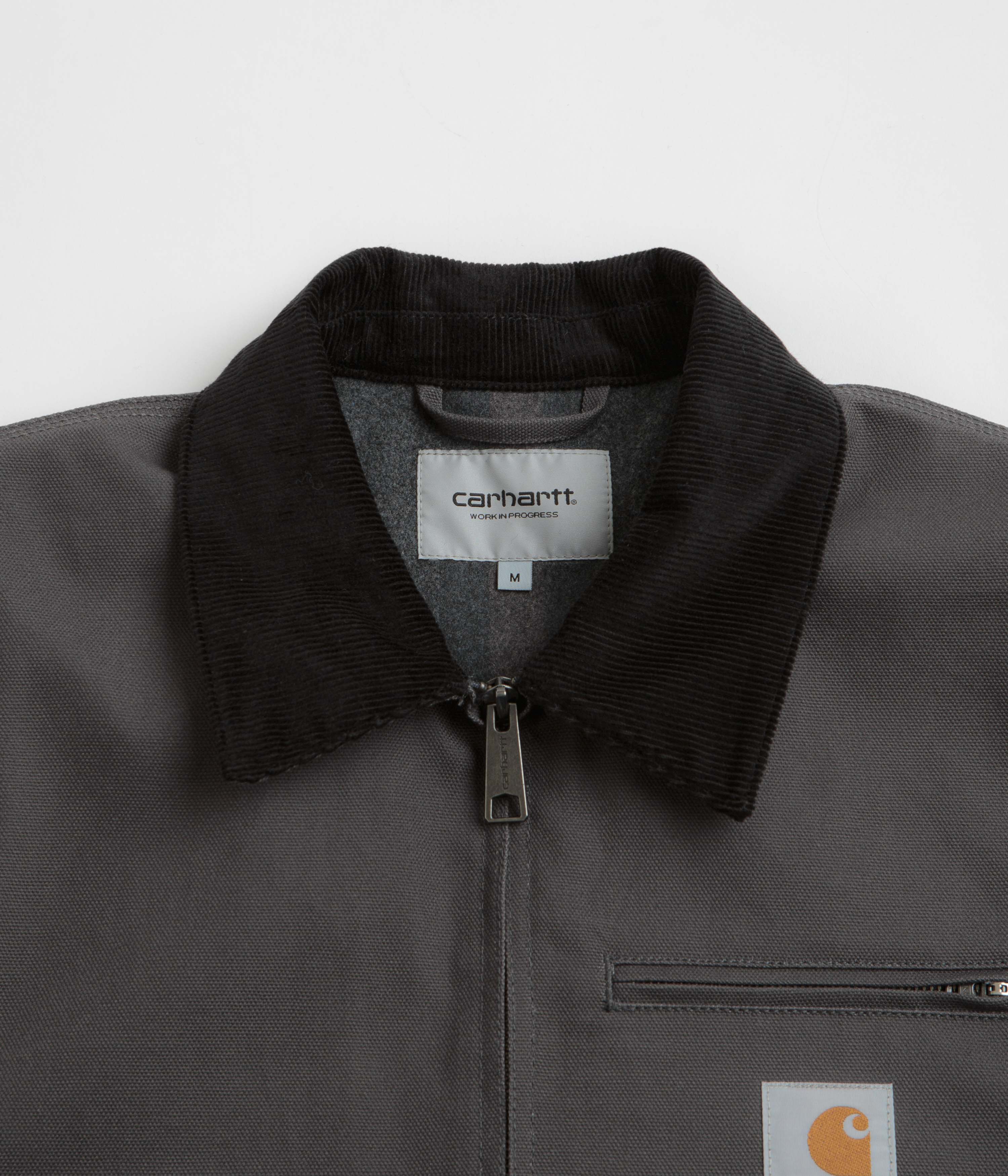 Carhartt Detroit Jacket - Graphite / Black Rigid - Image 5