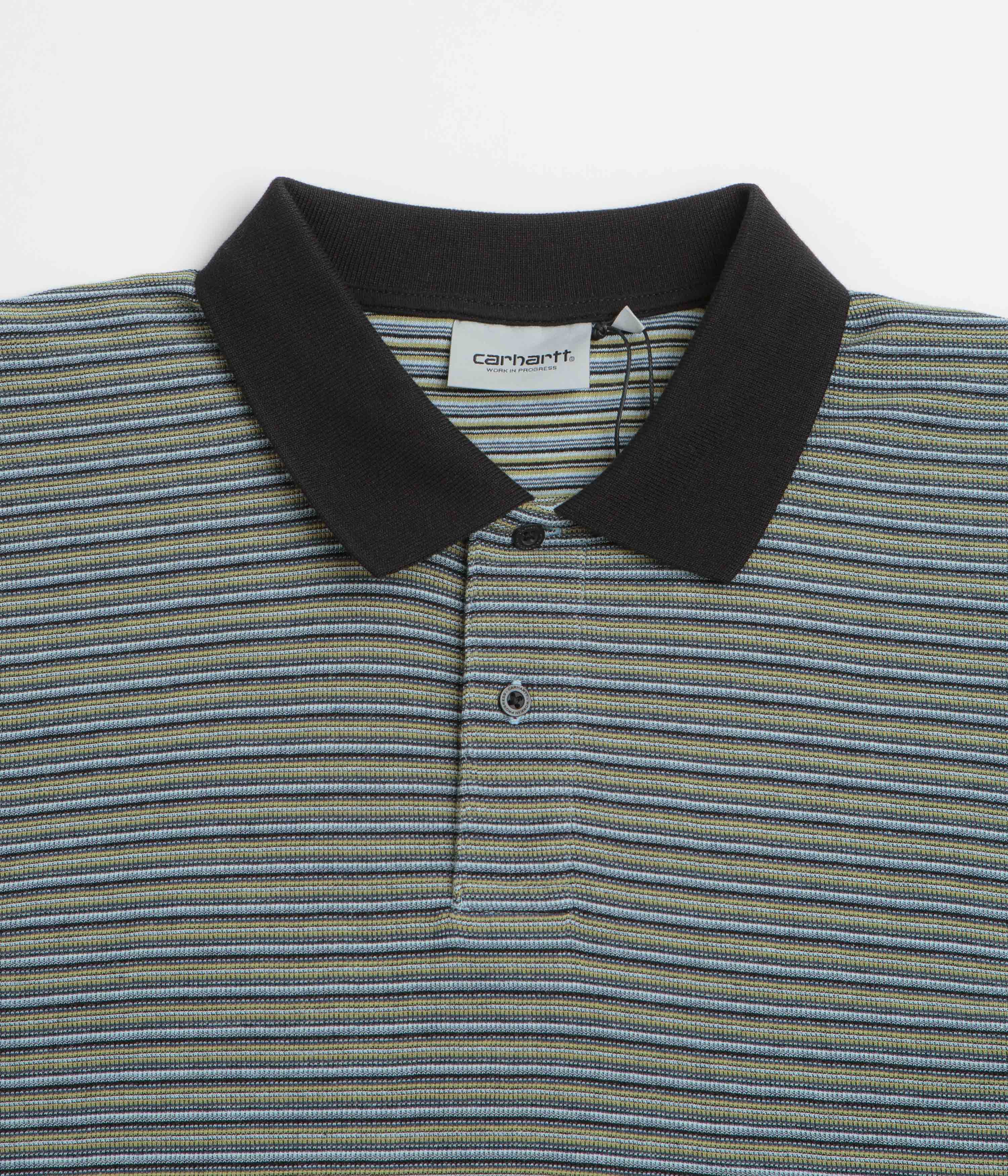 Carhartt Dion Polo Shirt - Dion Stripe / Icaria - Image 2