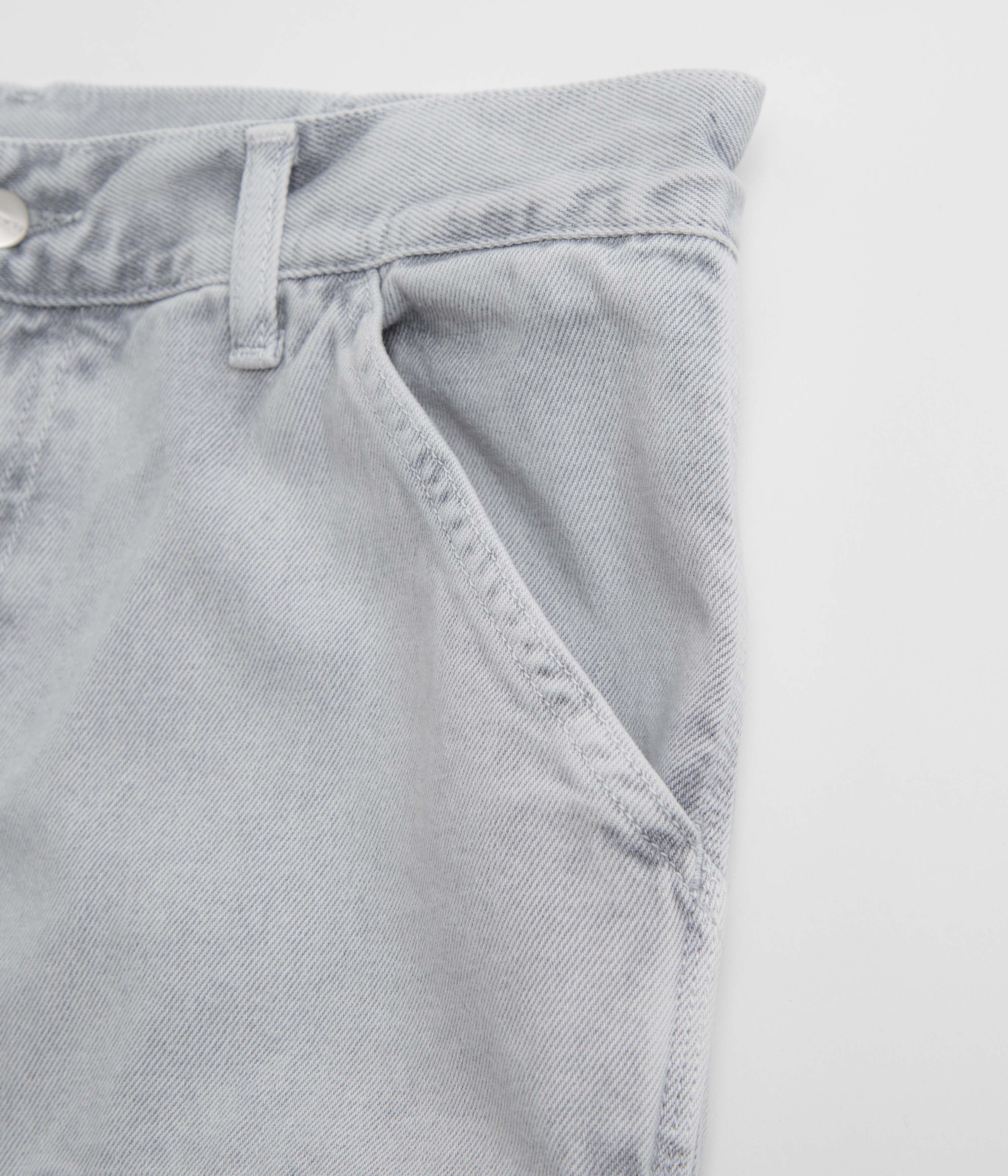 Carhartt Double Knee Denim Pants - Black Chalk Wash - Image 5