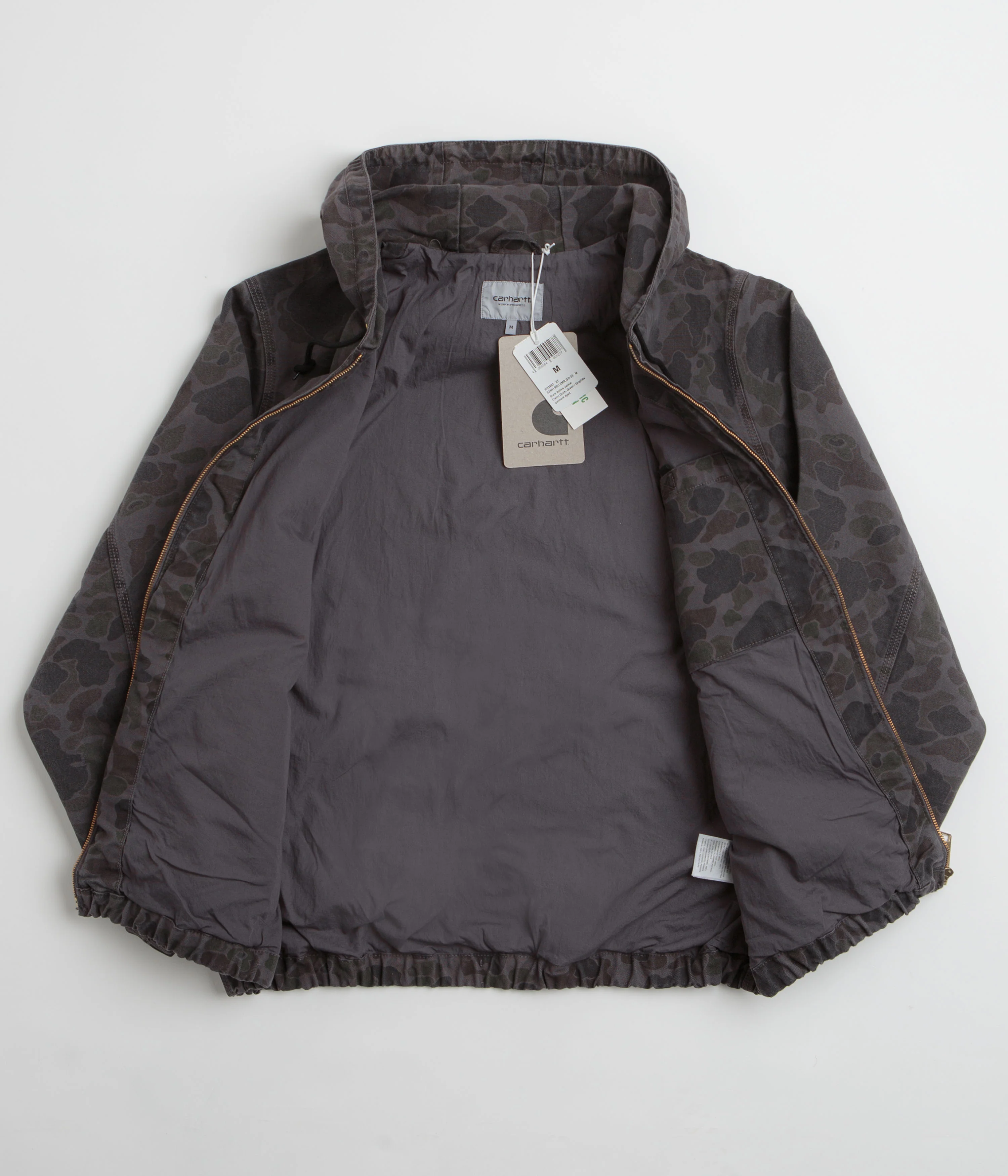Carhartt Duck Active Jacket - Camo Duck / Green / Graphite - Image 2