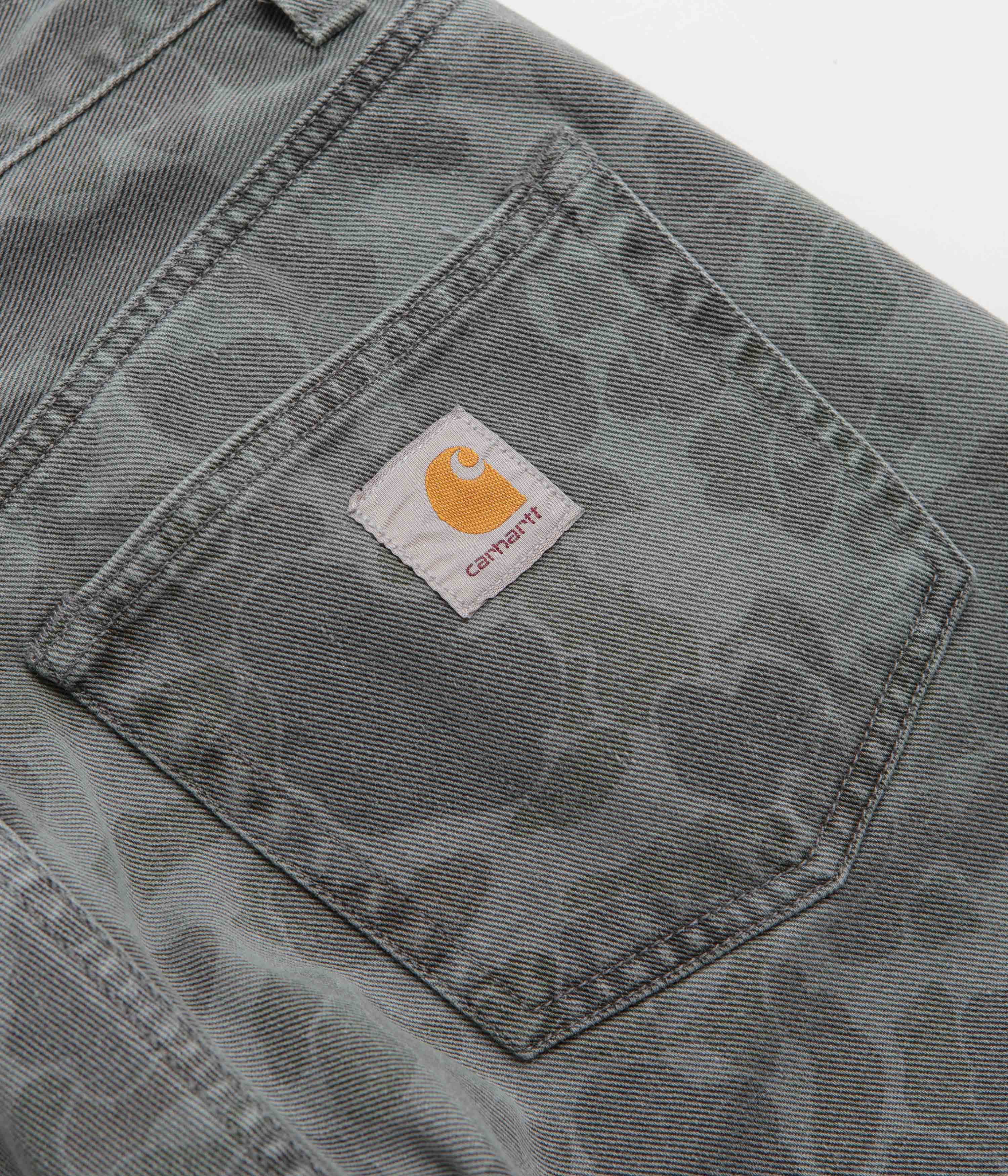 Carhartt Duck Landon Pants - Camo Duck / Black Heavy Bleached - Image 7