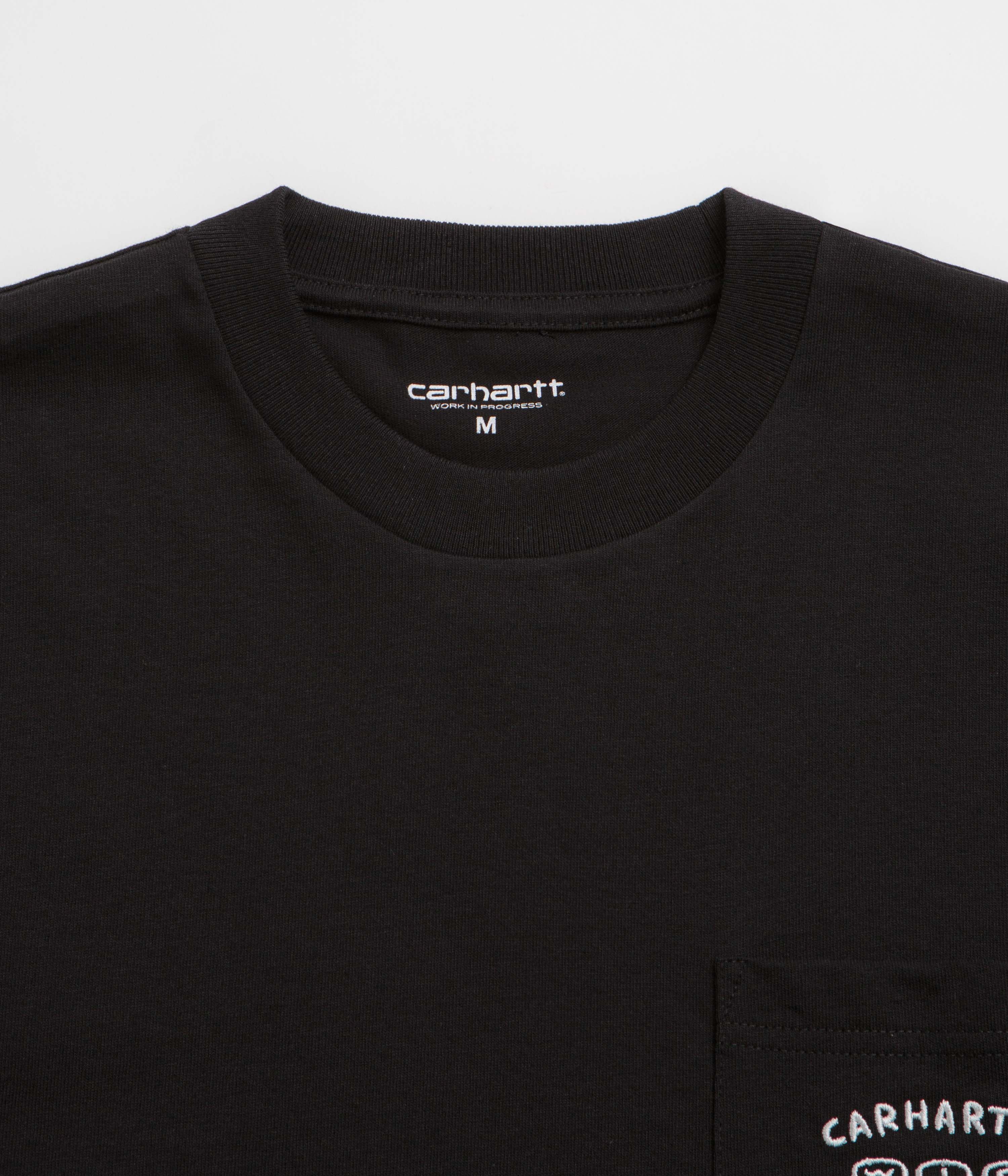 Carhartt Fragments Pocket T-Shirt - Black / White - Image 2