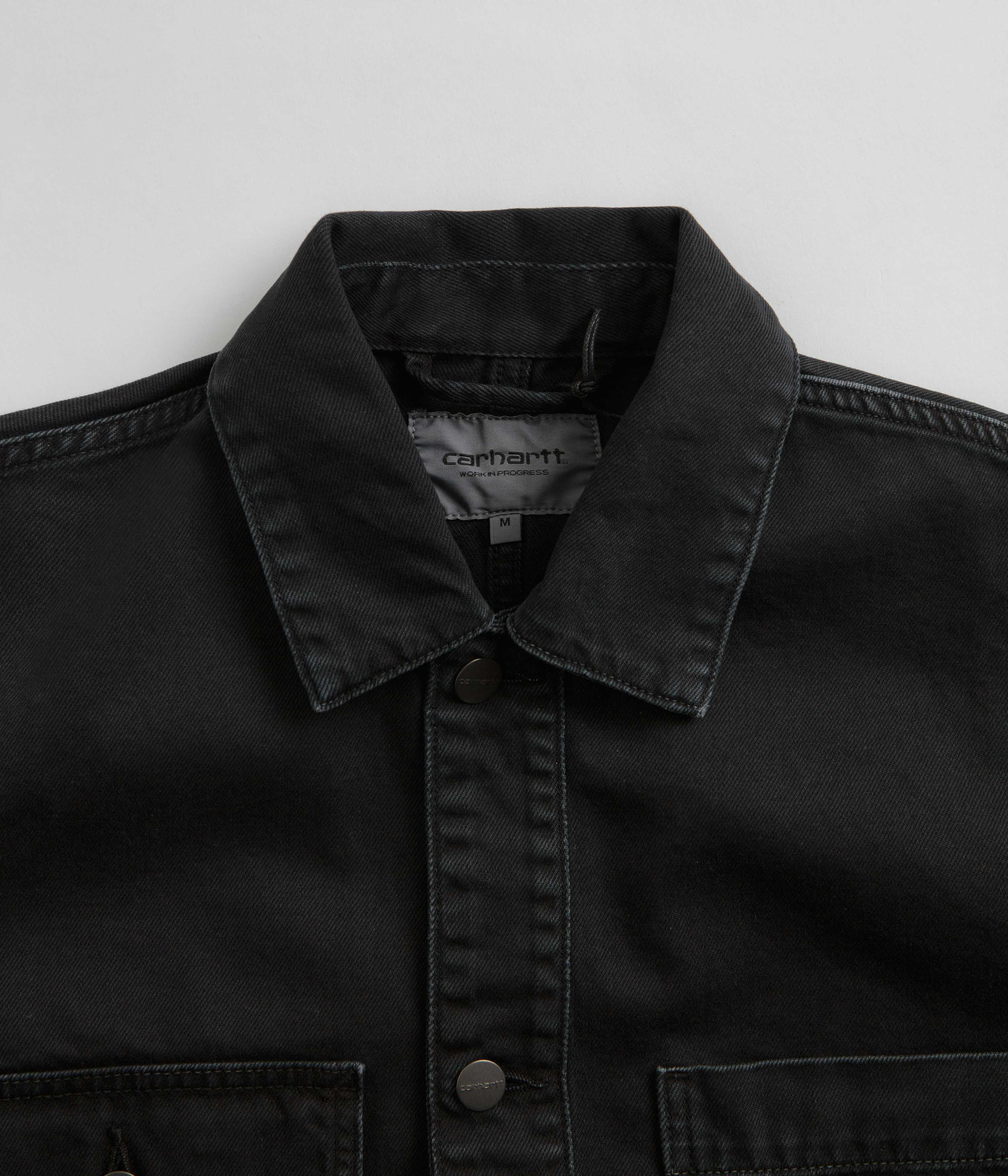 Carhartt Garrison Coat - Stone Dyed Black - Image 5