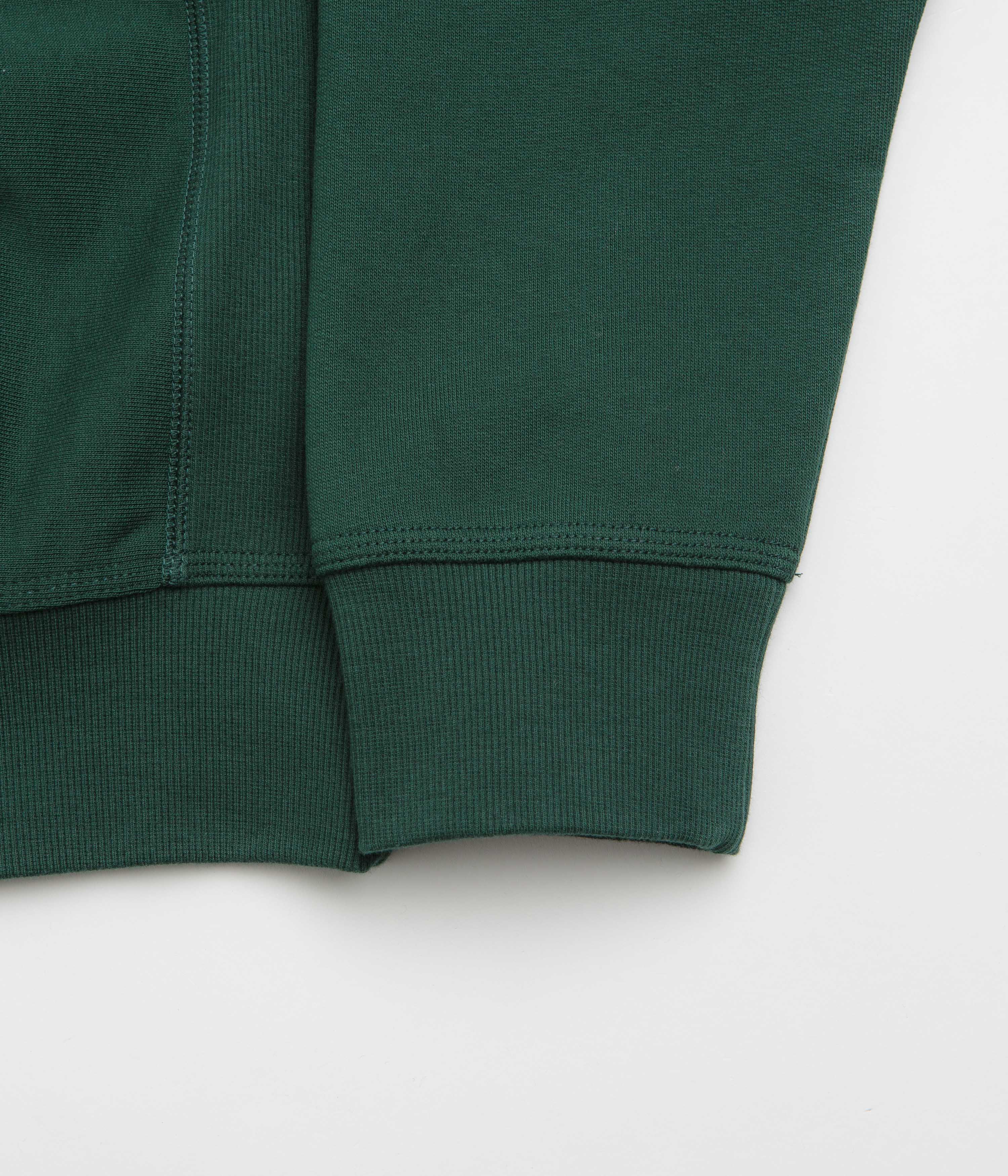 Carhartt Half Zip American Script Sweatshirt - Dark Fir - Image 5