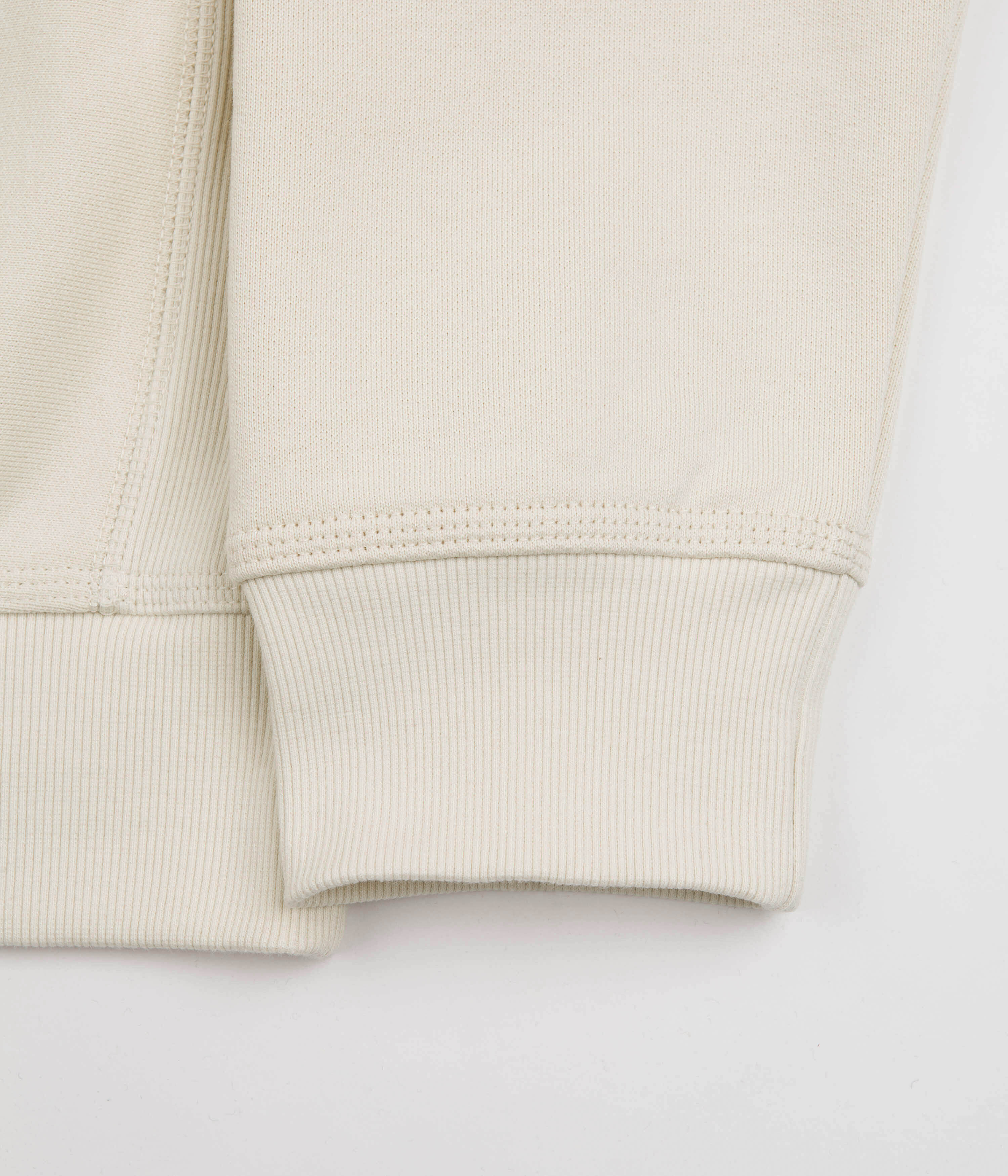 Carhartt Half Zip American Script Sweatshirt - Natural - Image 5