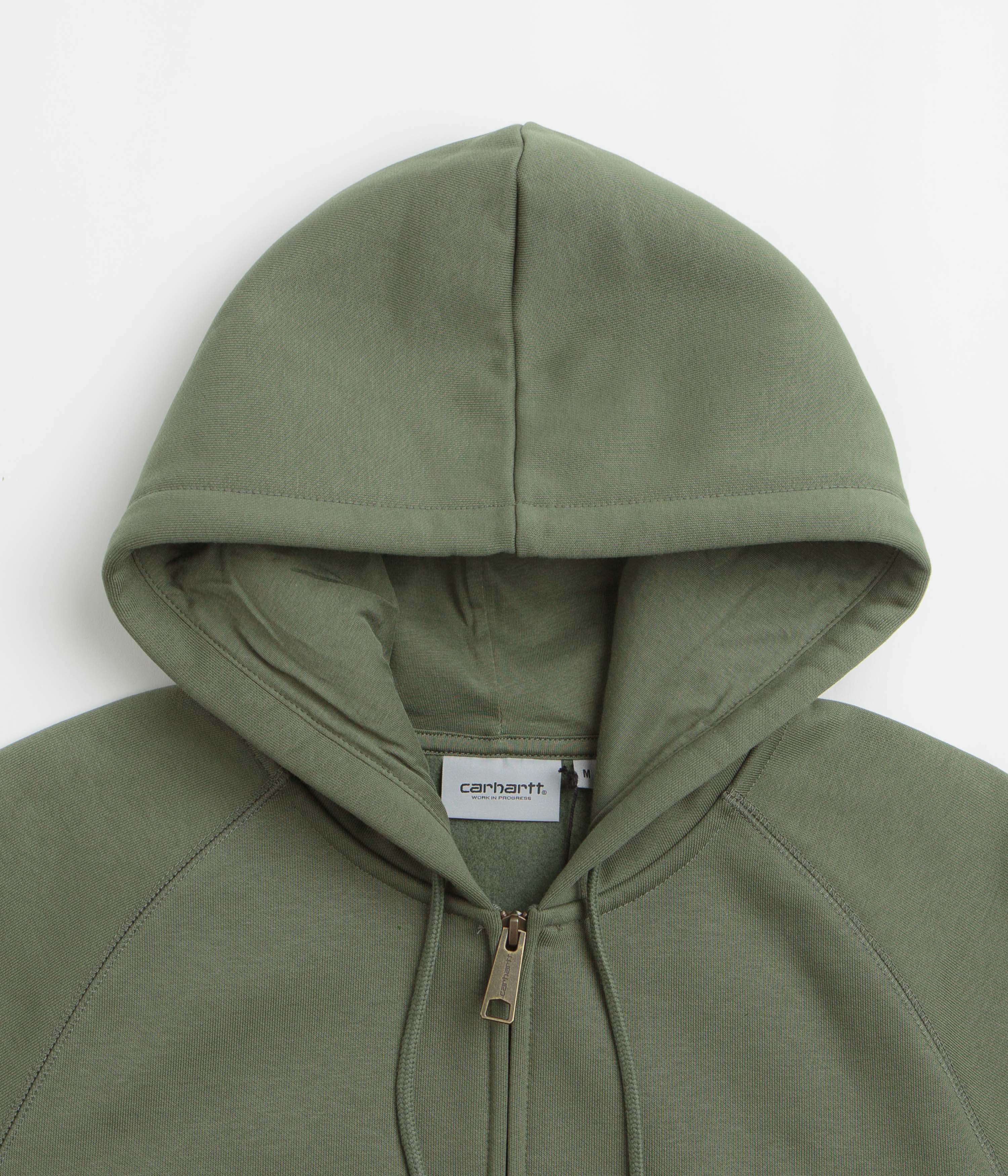 Carhartt Hooded Chase Jacket - Leaf / Gold - Image 3