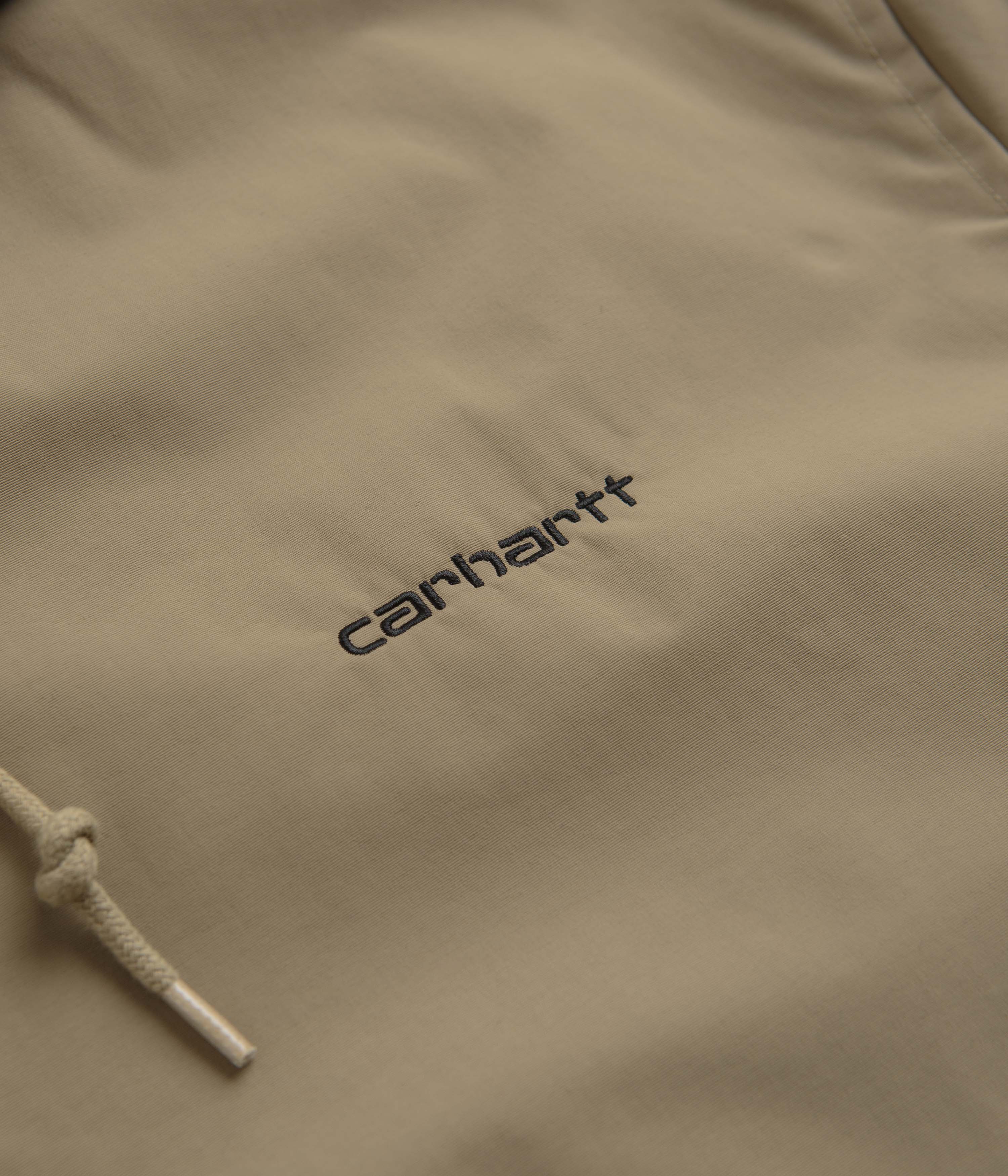 Carhartt Hooded Coach Jacket - Leather / Black - Image 4