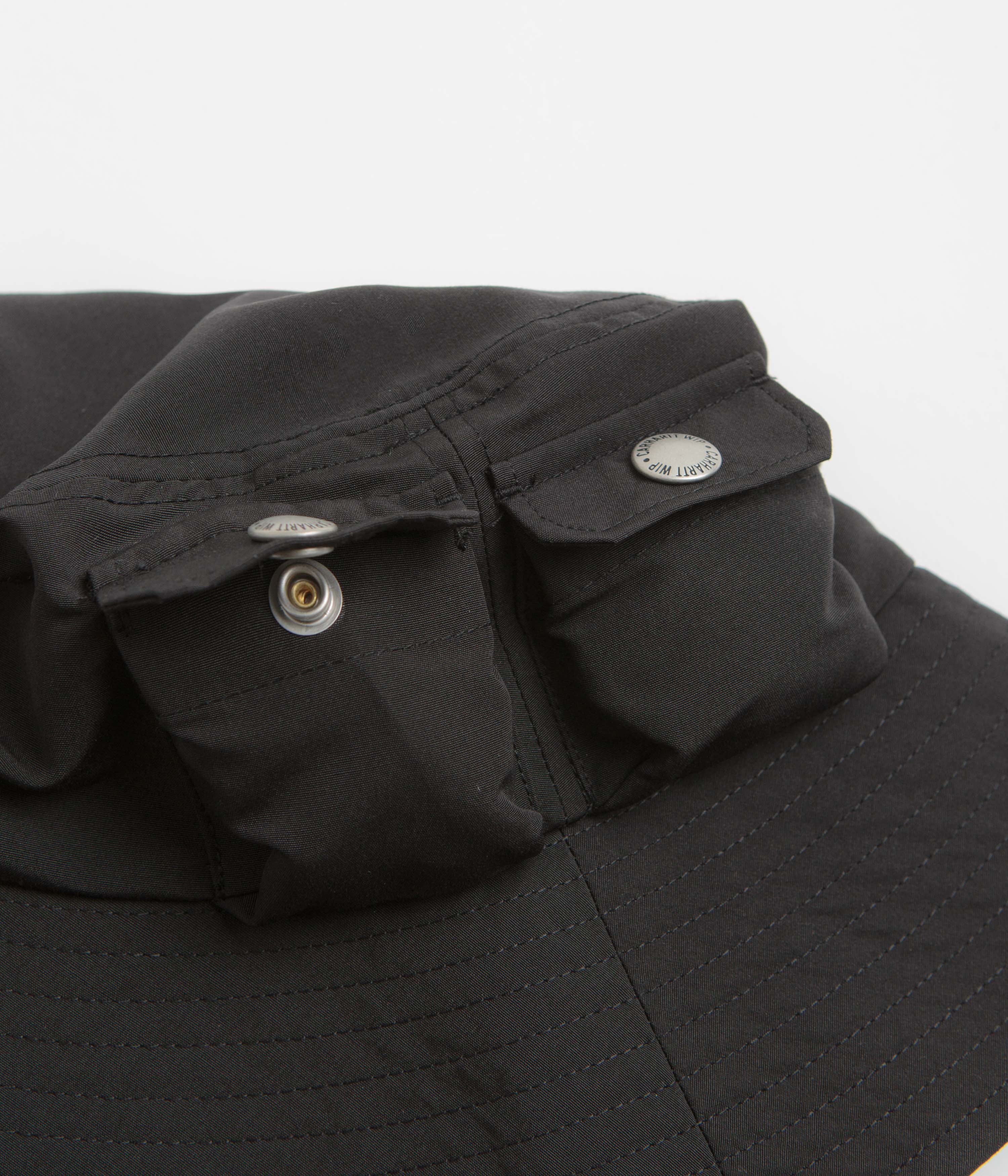 Carhartt Irwin Bucket Hat - Black / Black - Image 3