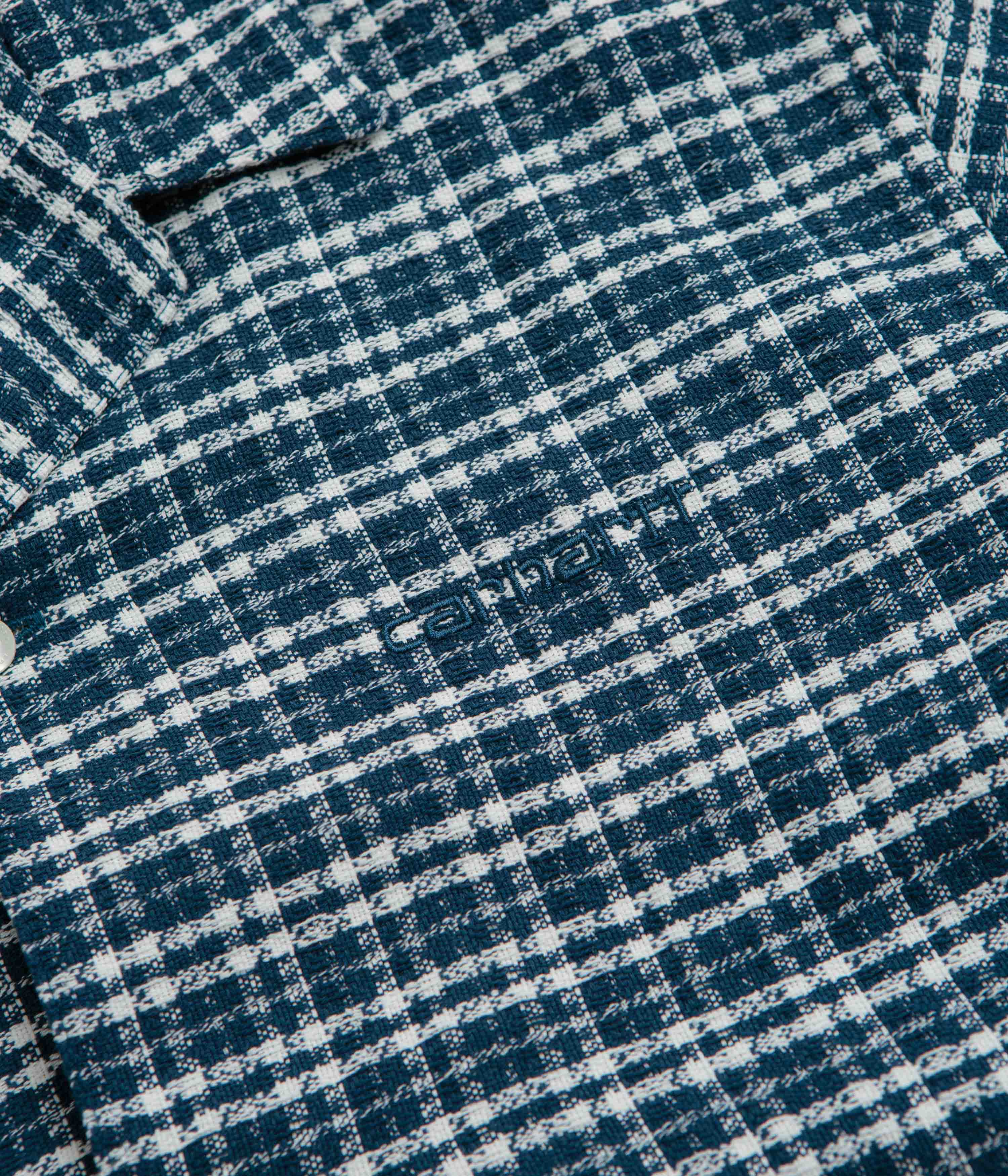 Carhartt Kander Short Sleeve Shirt - Kander Check / Blue River - Image 3