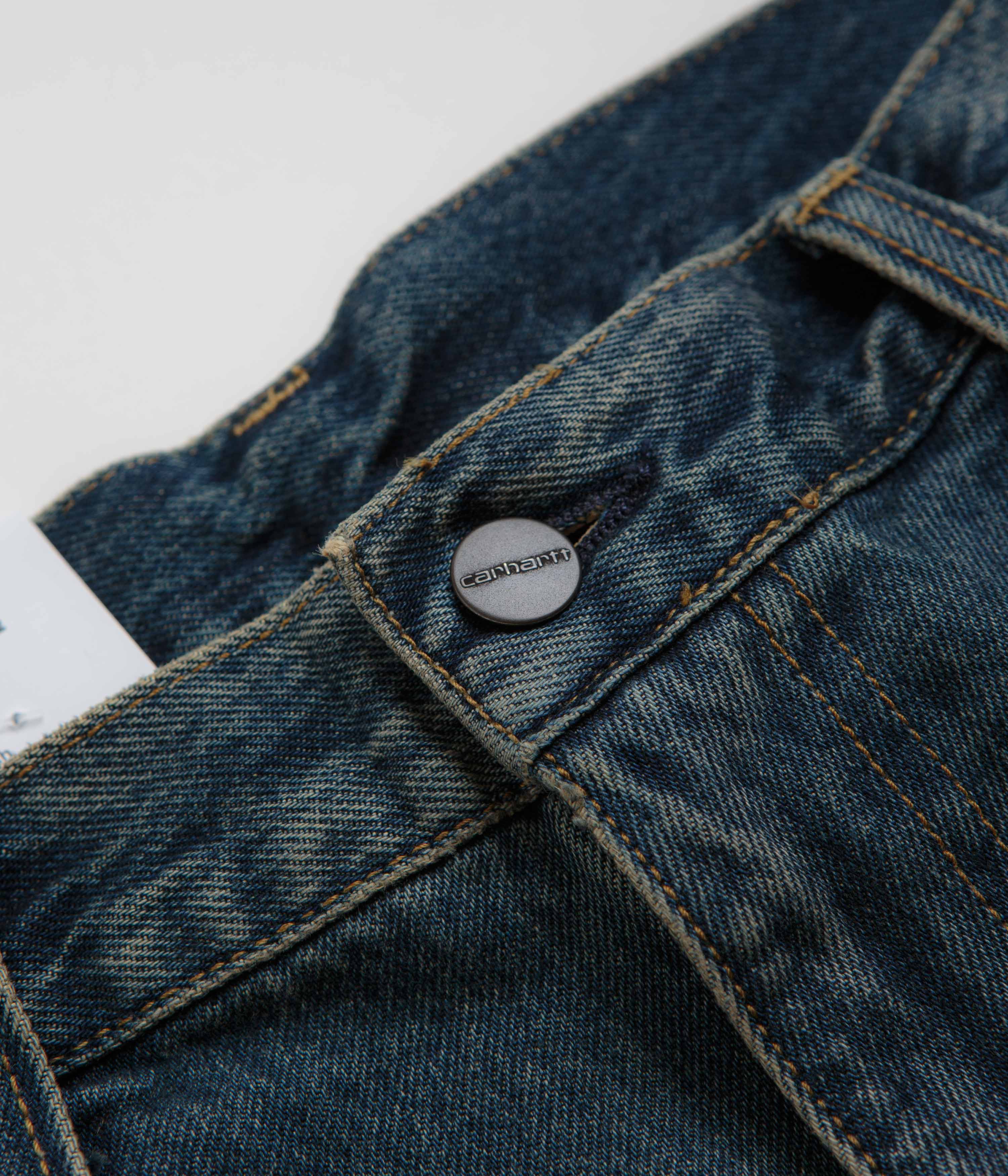 Carhartt Landon Pants - Blue Worn Used Wash - Image 7