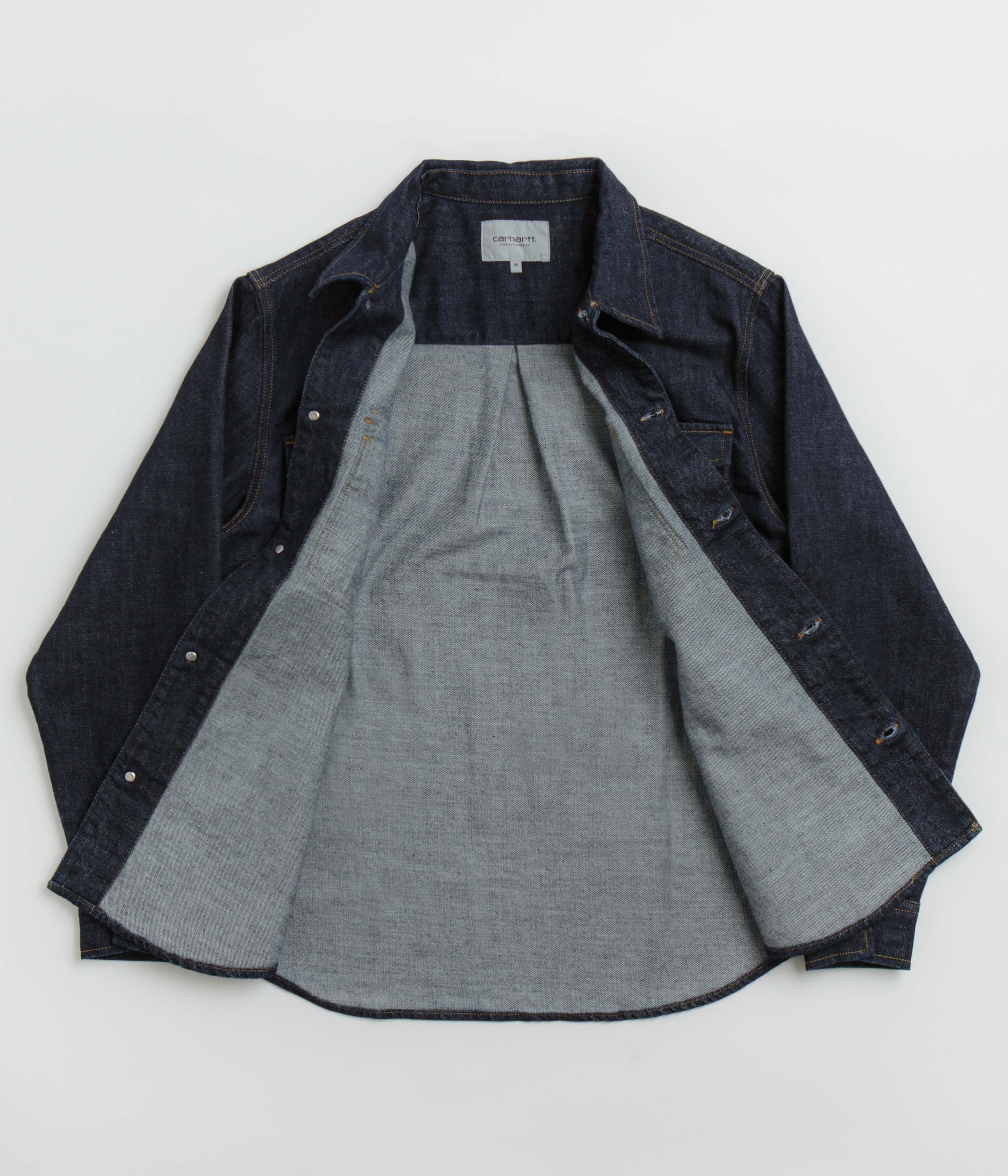 Carhartt Lincoln Shirt Jacket - Blue Rinsed - Image 2