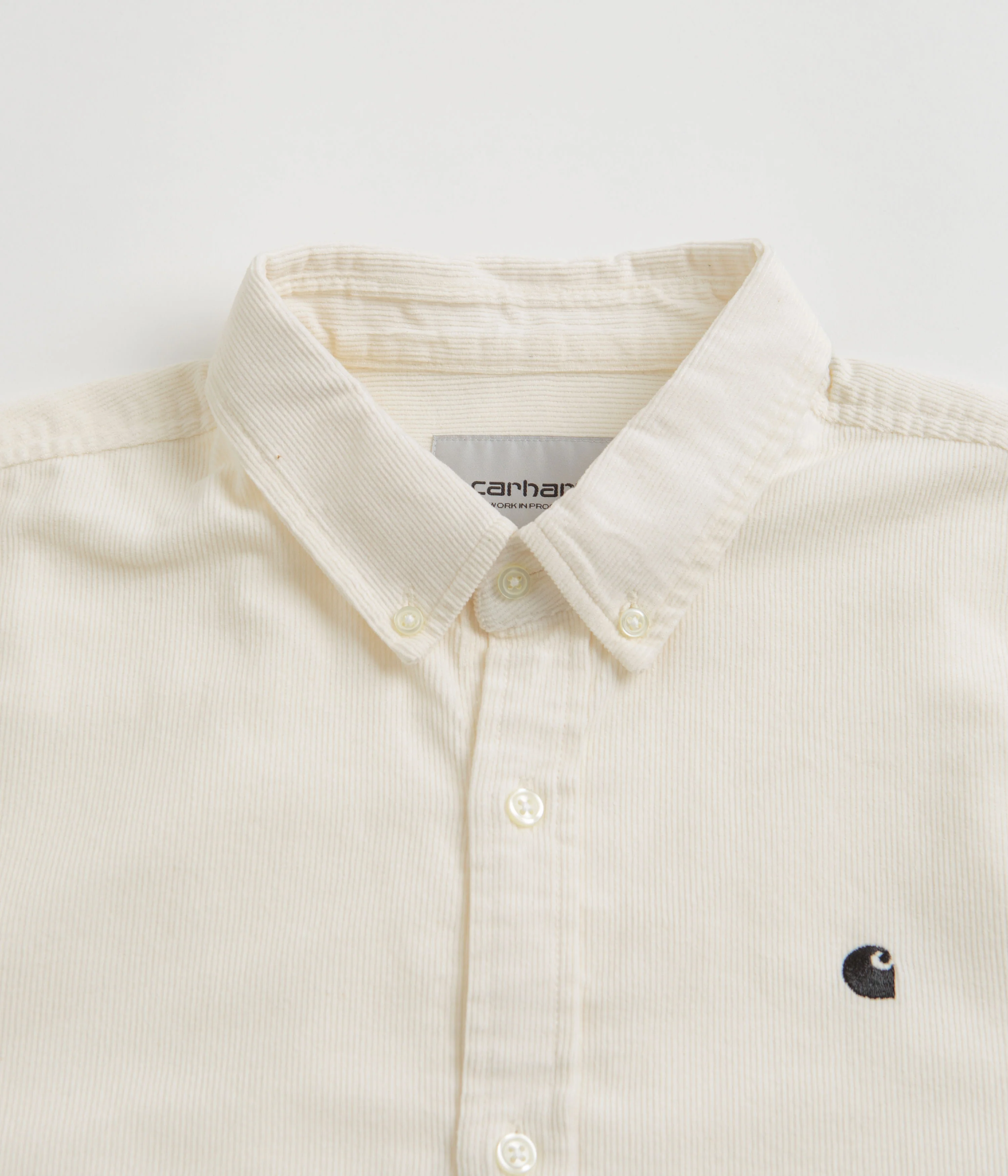 Carhartt Madison Fine Cord Shirt - Wax / Black - Image 2