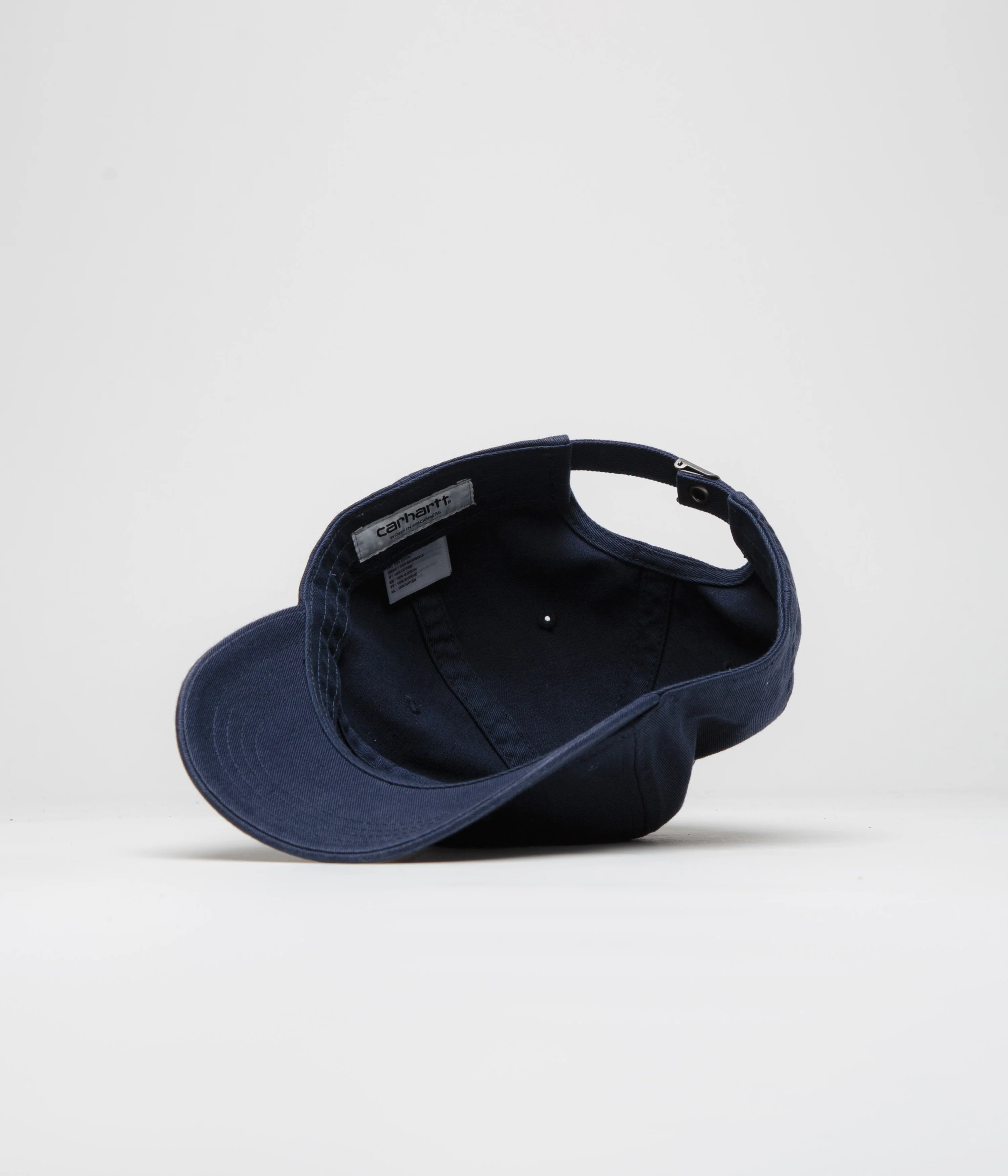 Carhartt Madison Logo Cap - Air Force Blue / White - Image 4