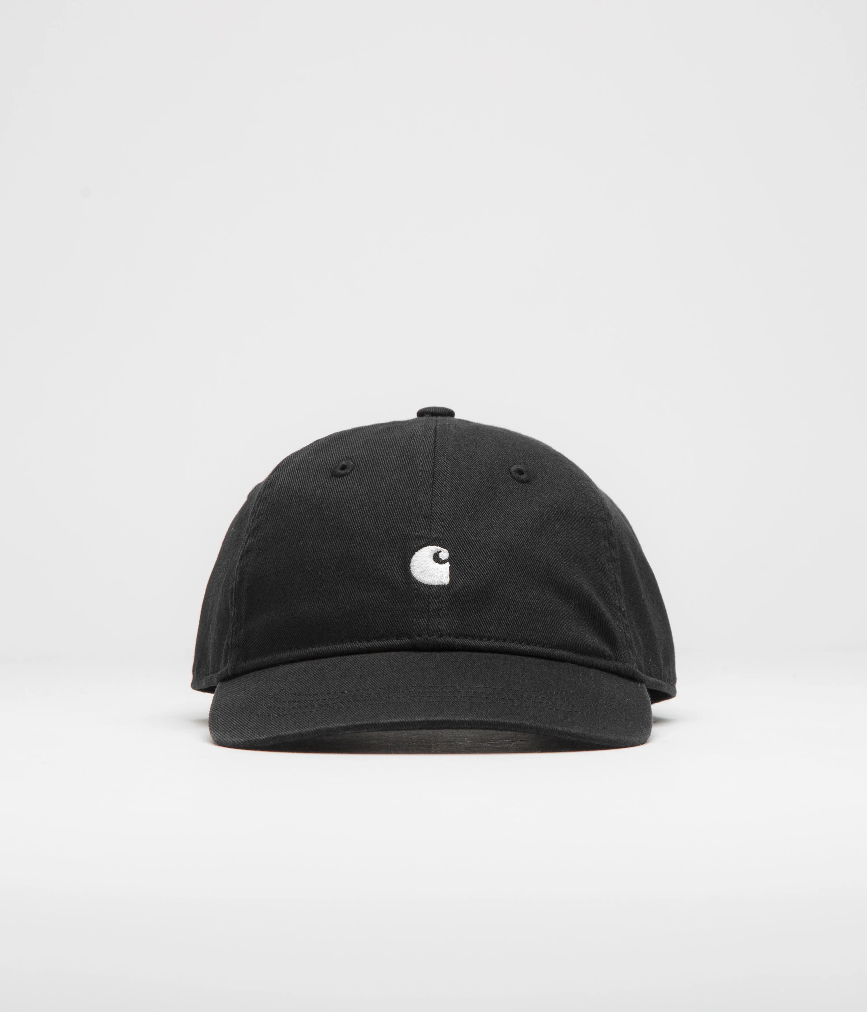 Carhartt Madison Logo Cap - Black / White - Image 2