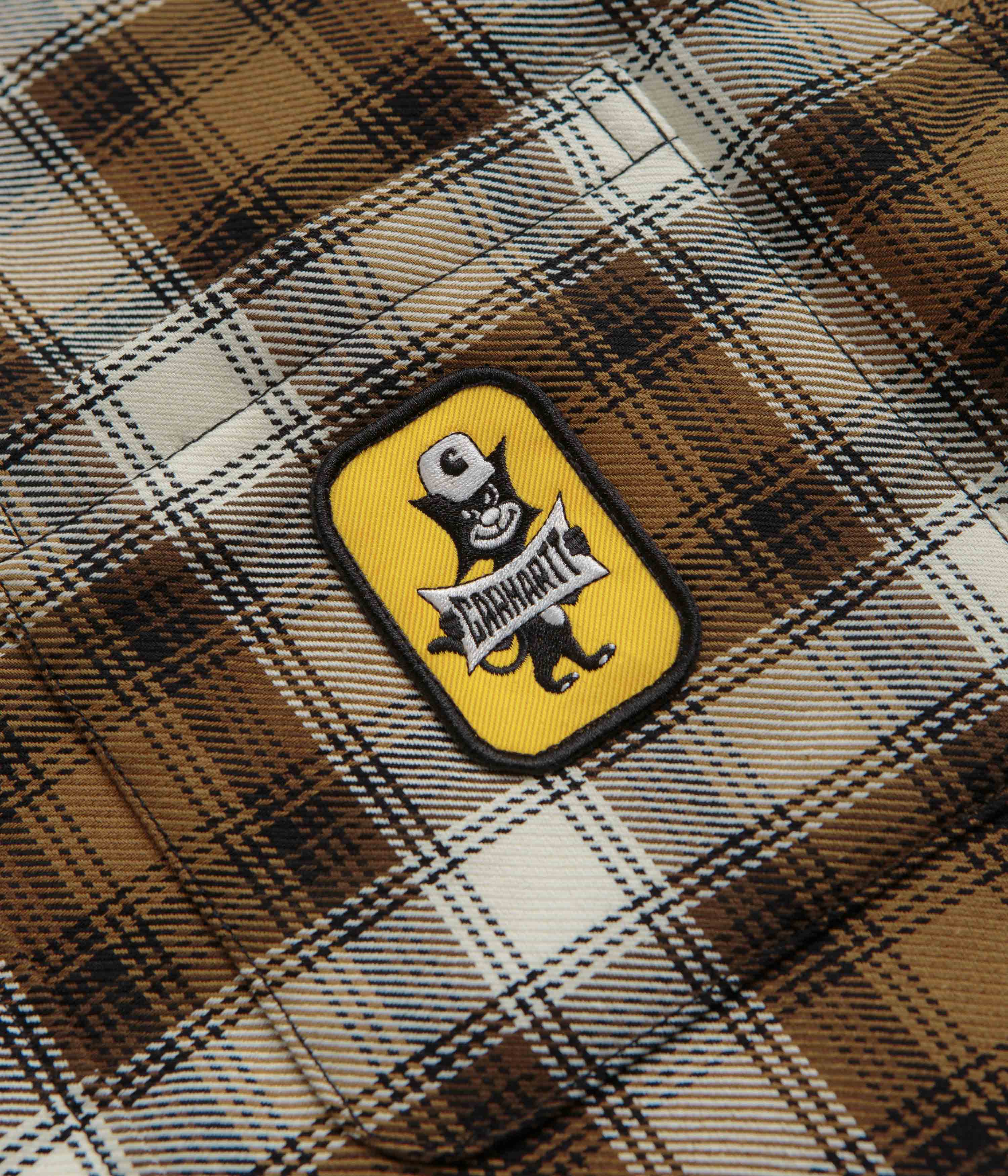 Carhartt Monahan Shirt Jacket - Monahan Check / Hamilton Brown - Image 4