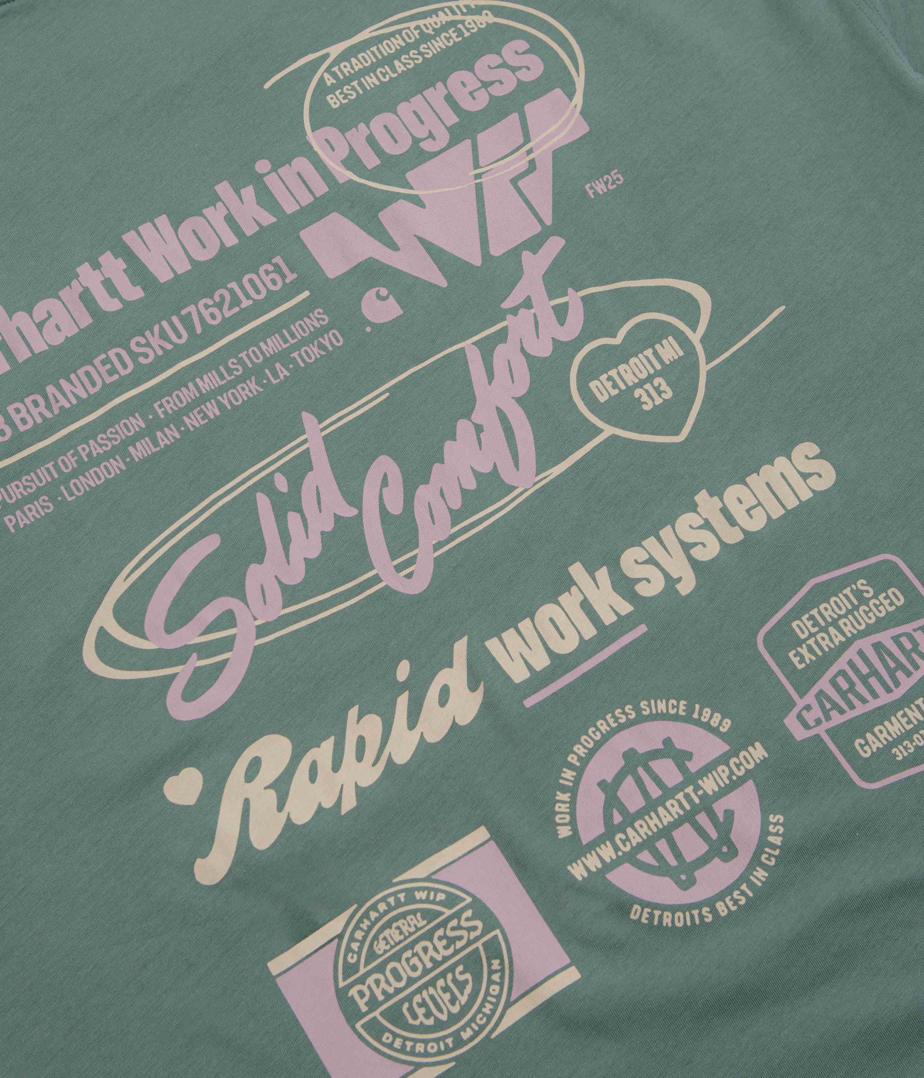 Carhartt Networks T-Shirt - Silver Pine - Image 5