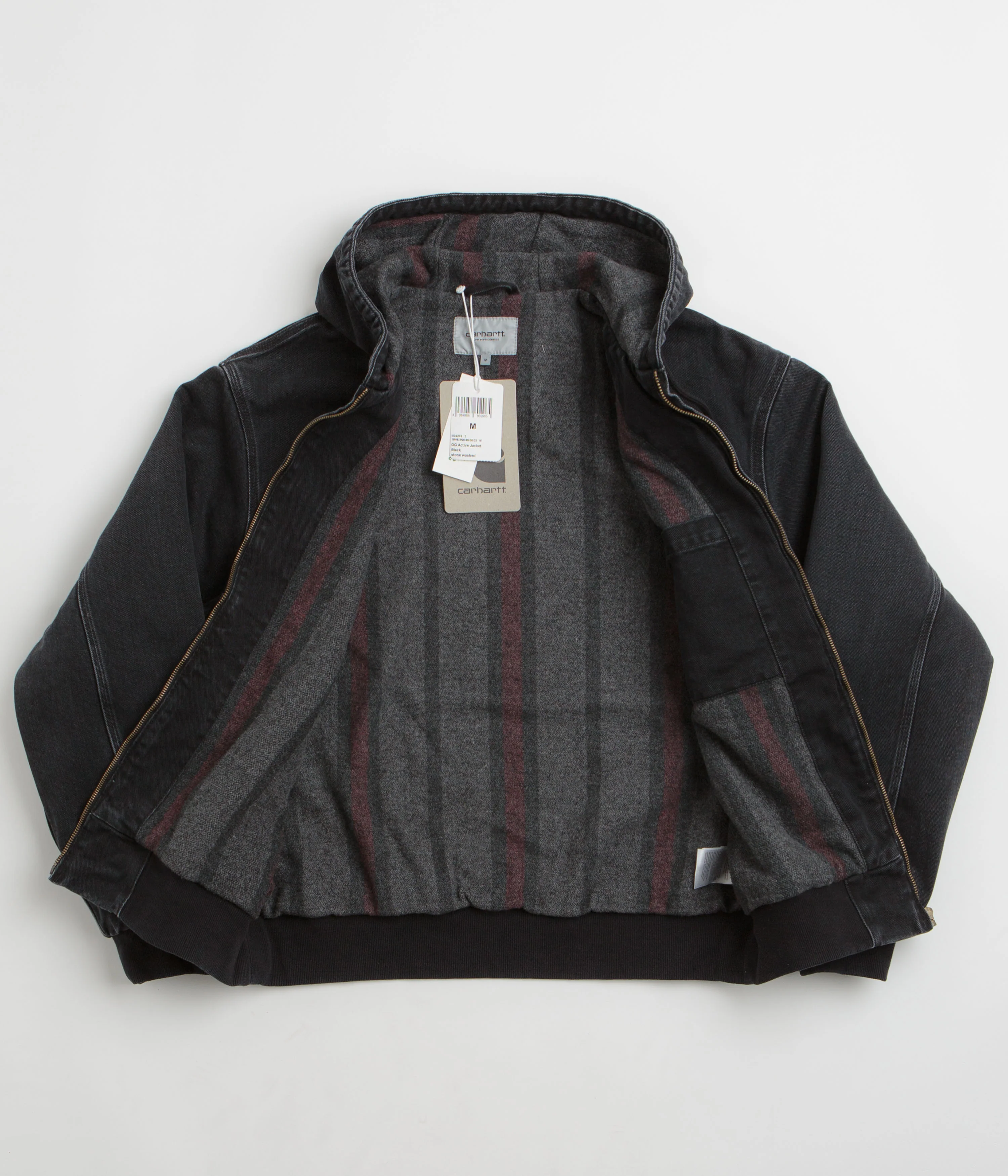 Carhartt OG Active Jacket - Black Stone Washed - Image 2