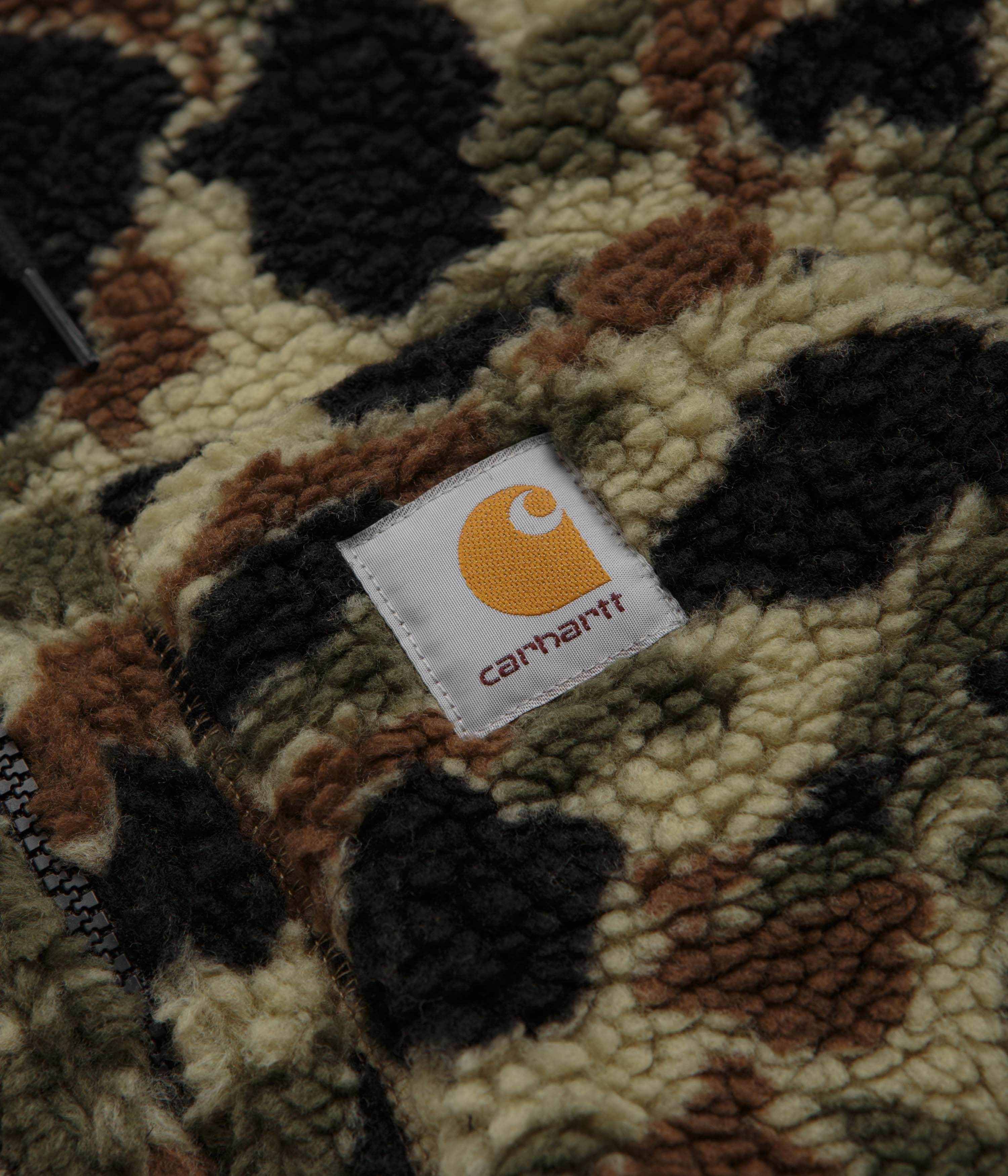 Carhartt OG Active Liner Fleece - Camo Duck Jacquard / Green - Image 4