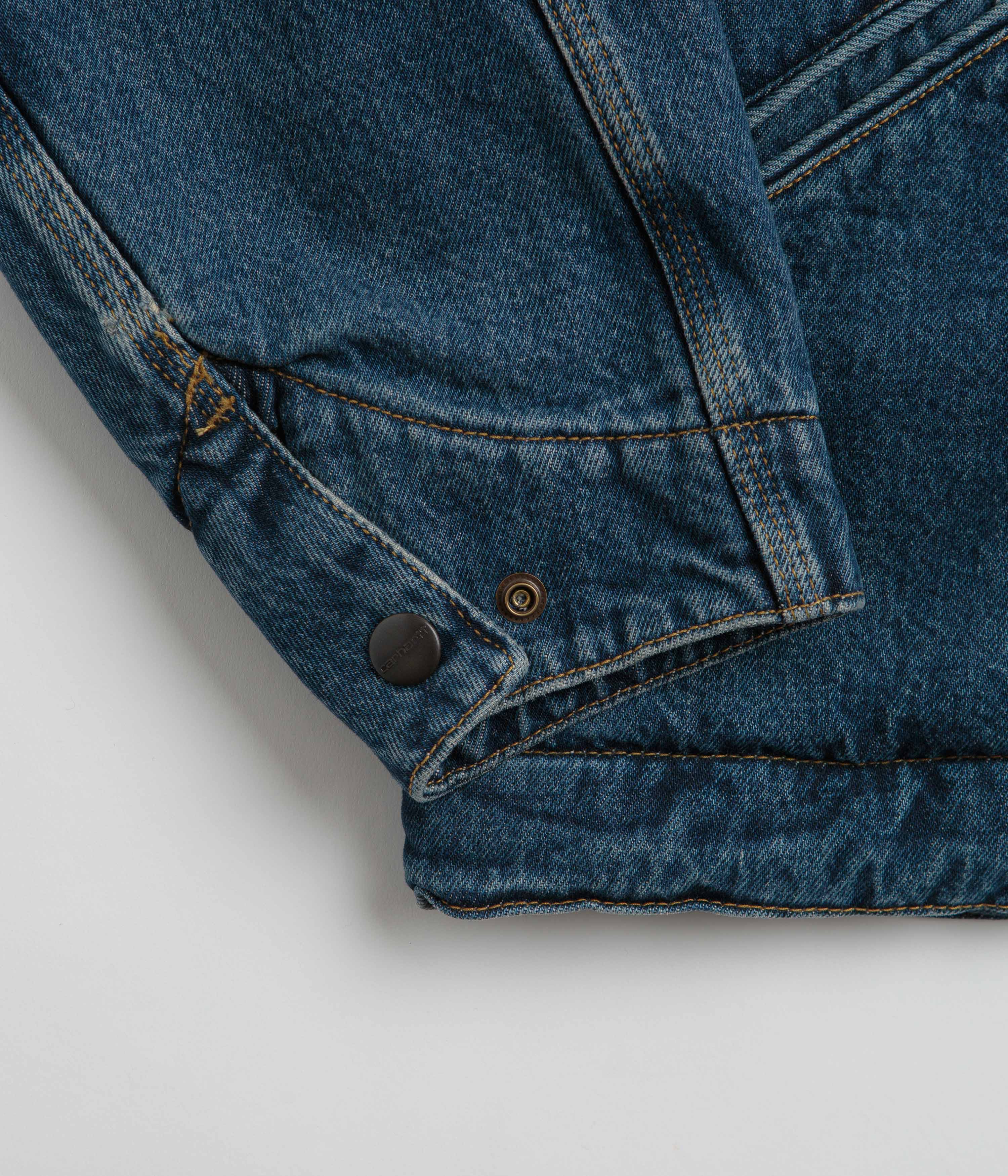 Carhartt OG Detroit Jacket - Blue / Dusty Hamilton Brown - Image 8