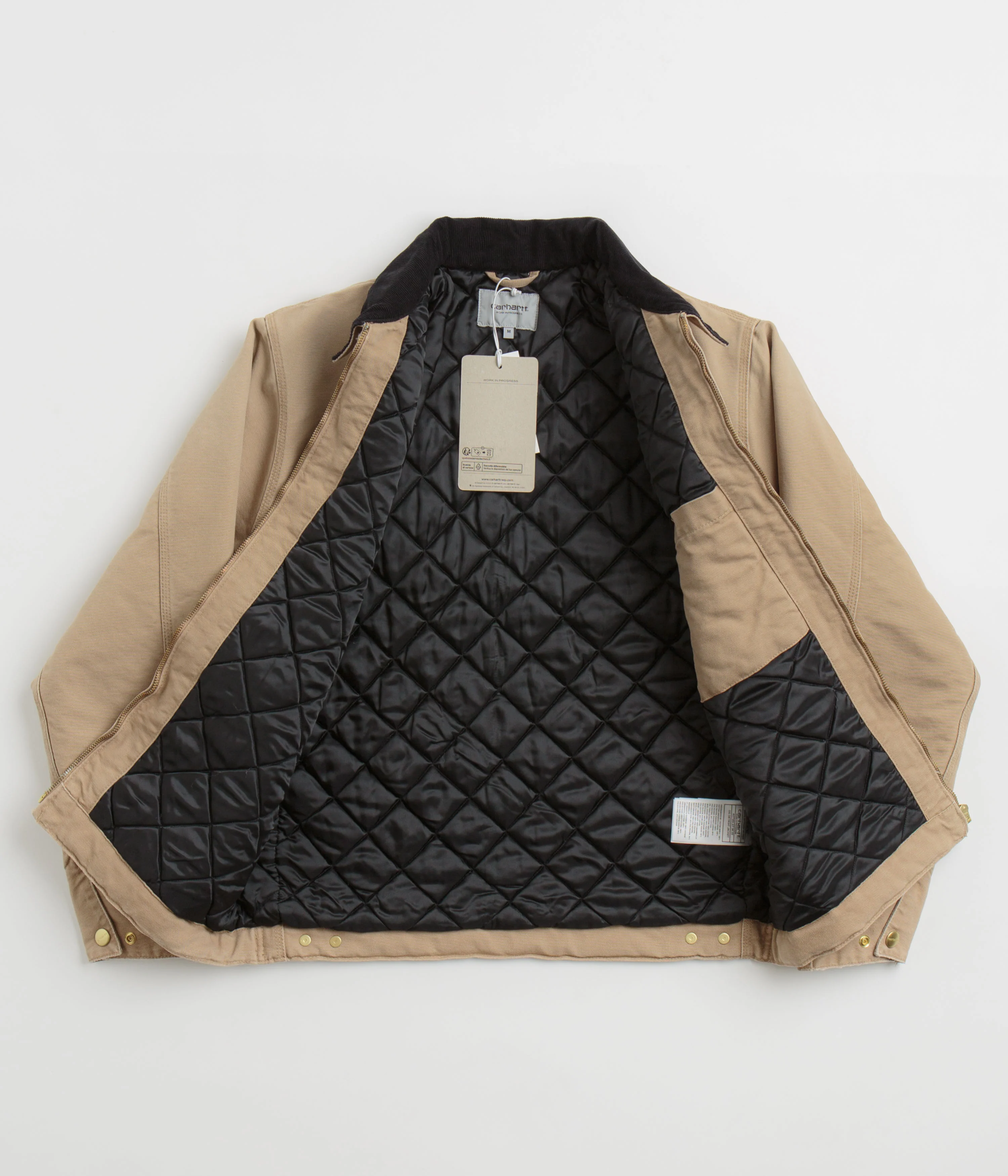 Carhartt OG Detroit Jacket - Peanut / Black - Image 2