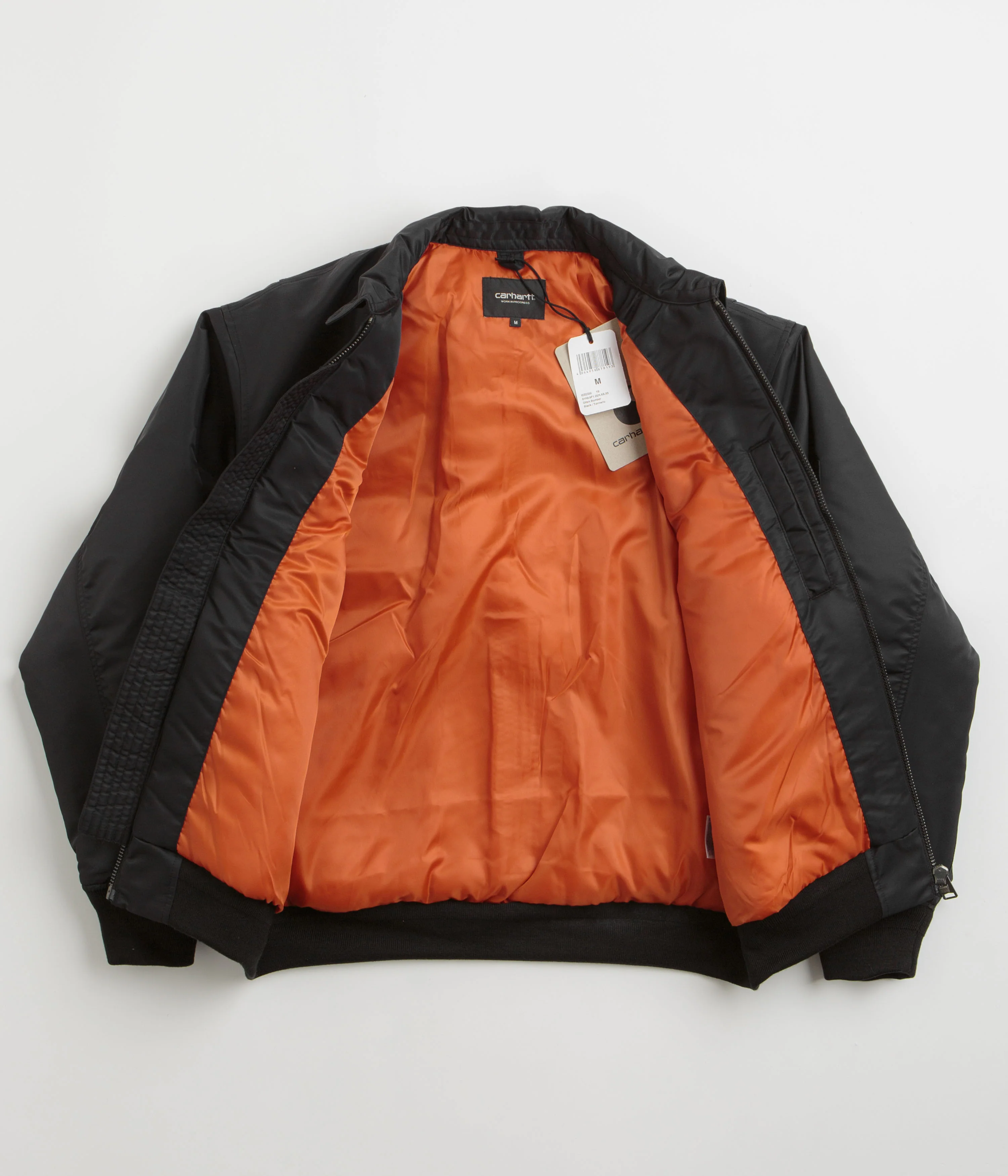 Carhartt Olten Bomber Jacket - Black / Turmeric - Image 2