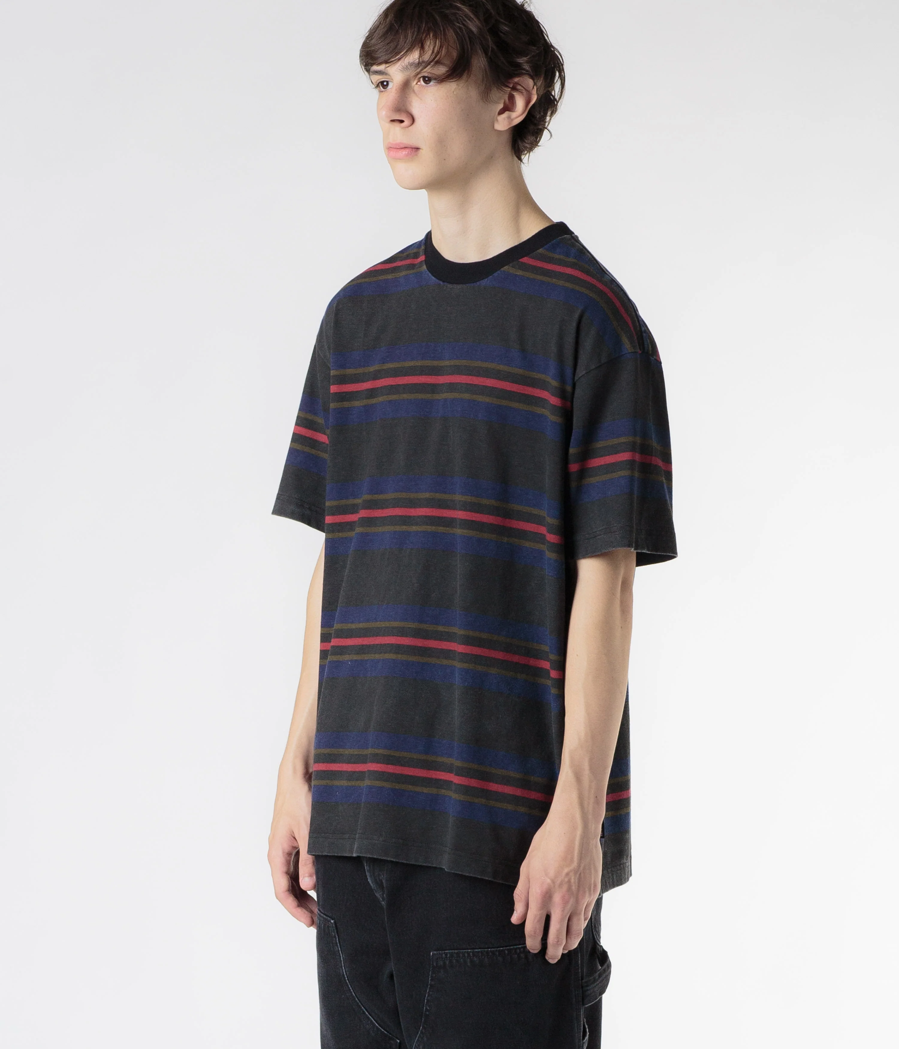 Carhartt Oregon T-Shirt - Starco Stripe / Black - Image 5