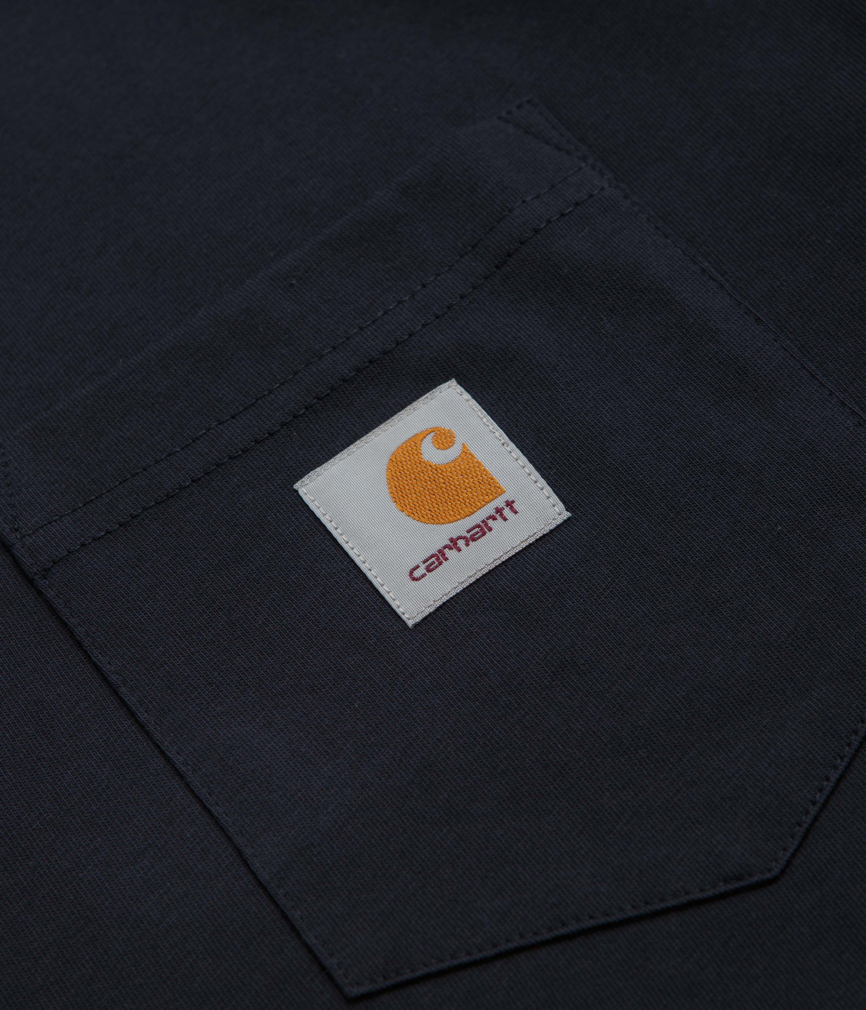 Carhartt Pocket T-Shirt - Dark Navy - Image 3