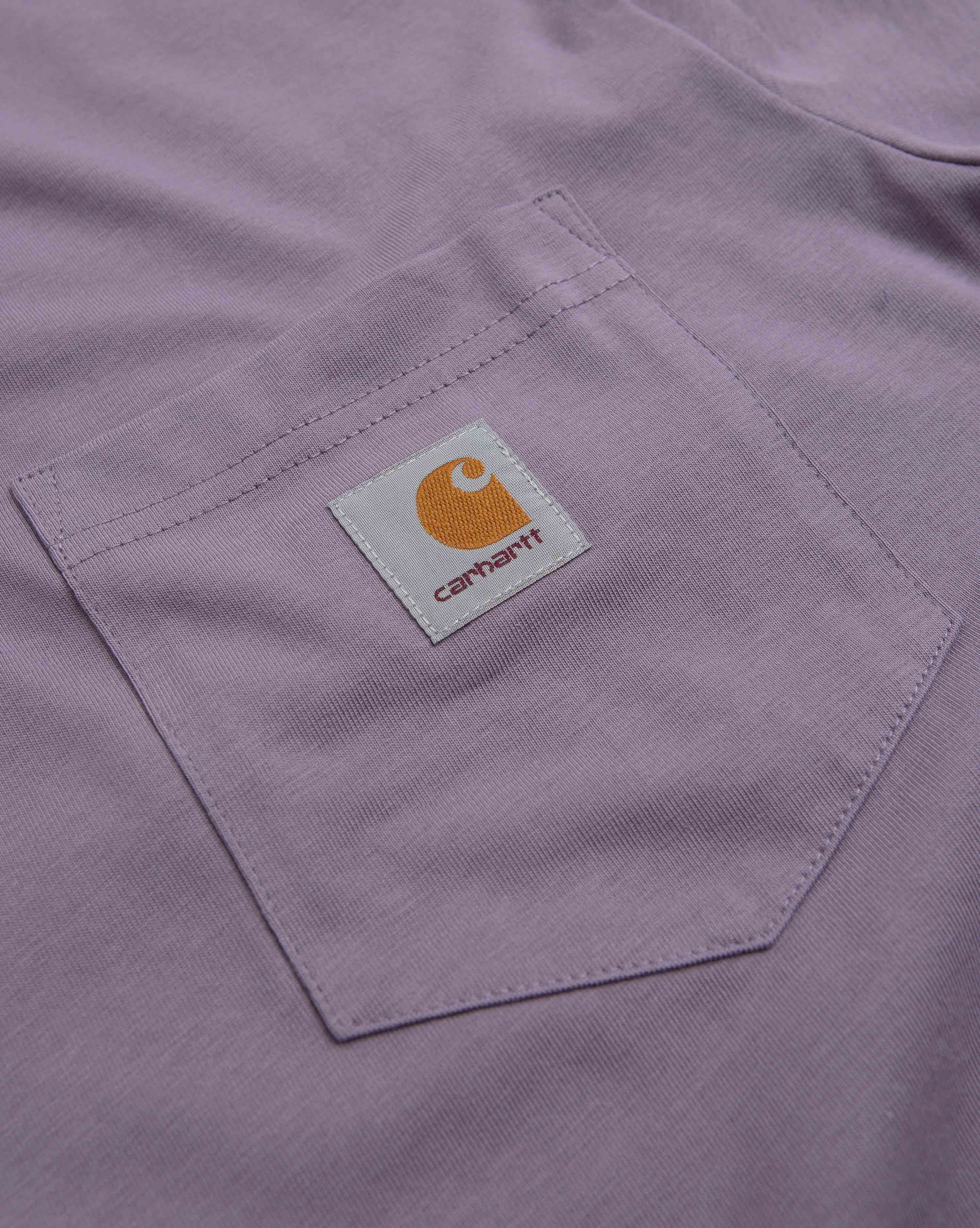 Carhartt Pocket T-Shirt - Glassy Purple - Image 3
