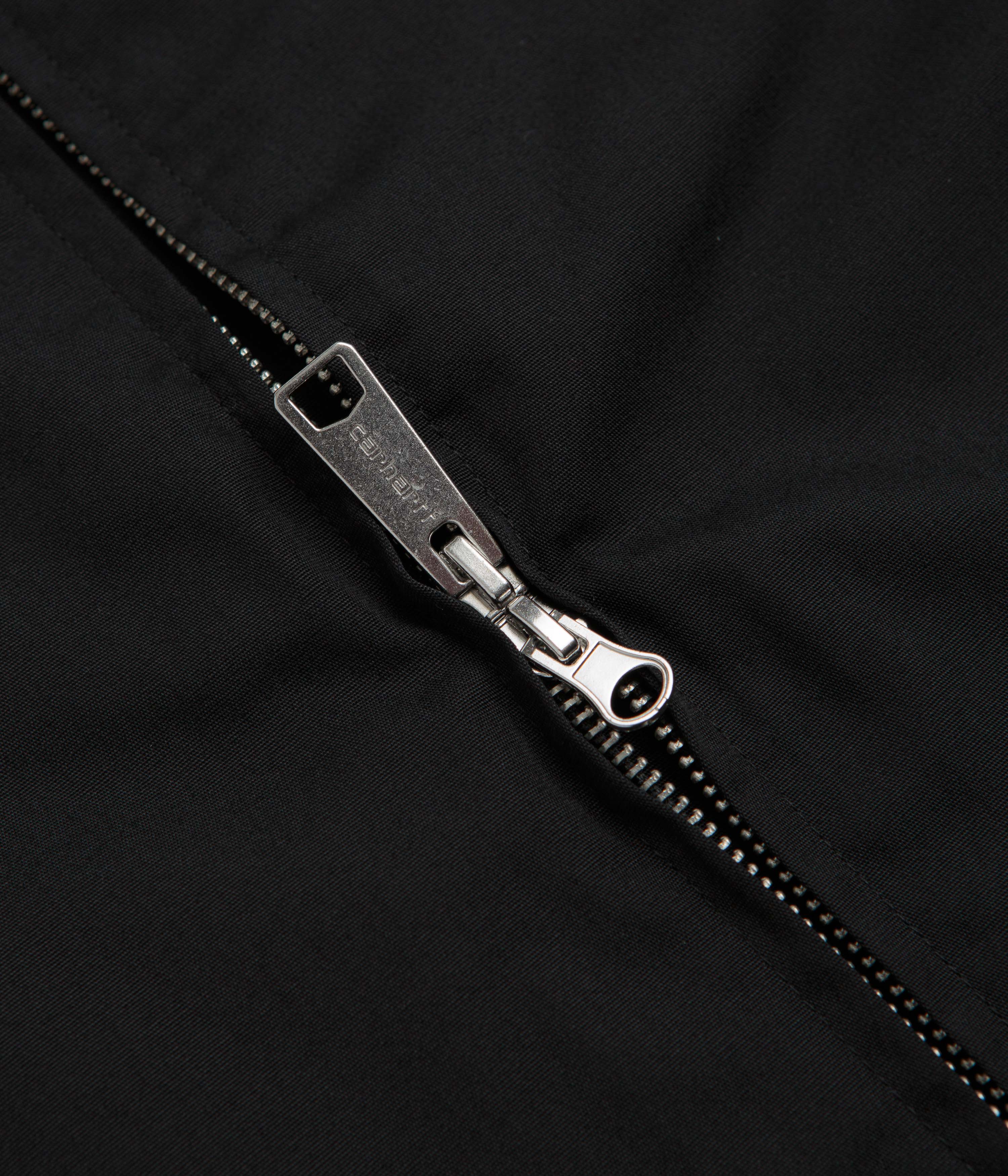 Carhartt Postal Full Zip Short Sleeve Shirt - Black / Wax - Image 4