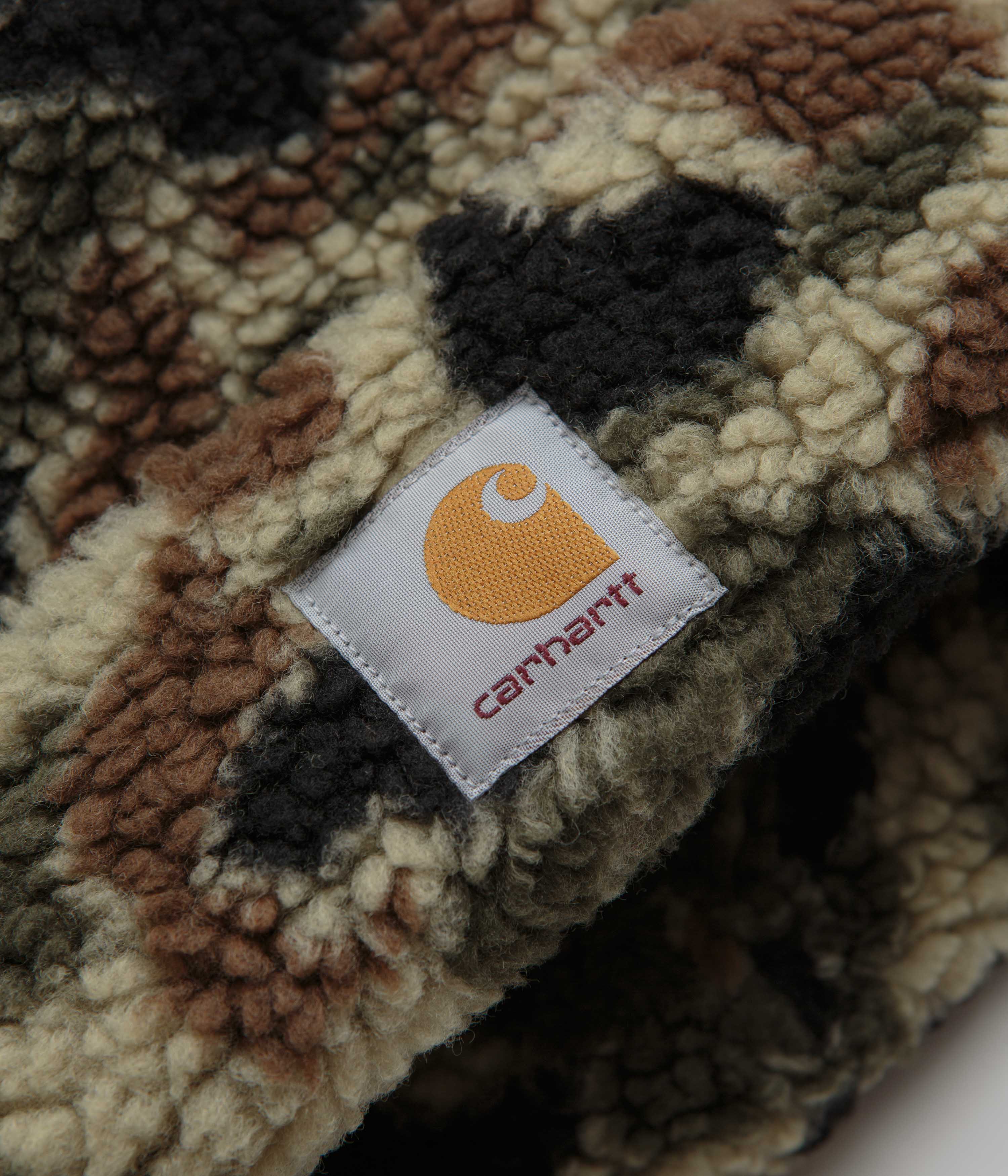 Carhartt Prentis Beanie - Camo Duck Jacquard / Green - Image 2