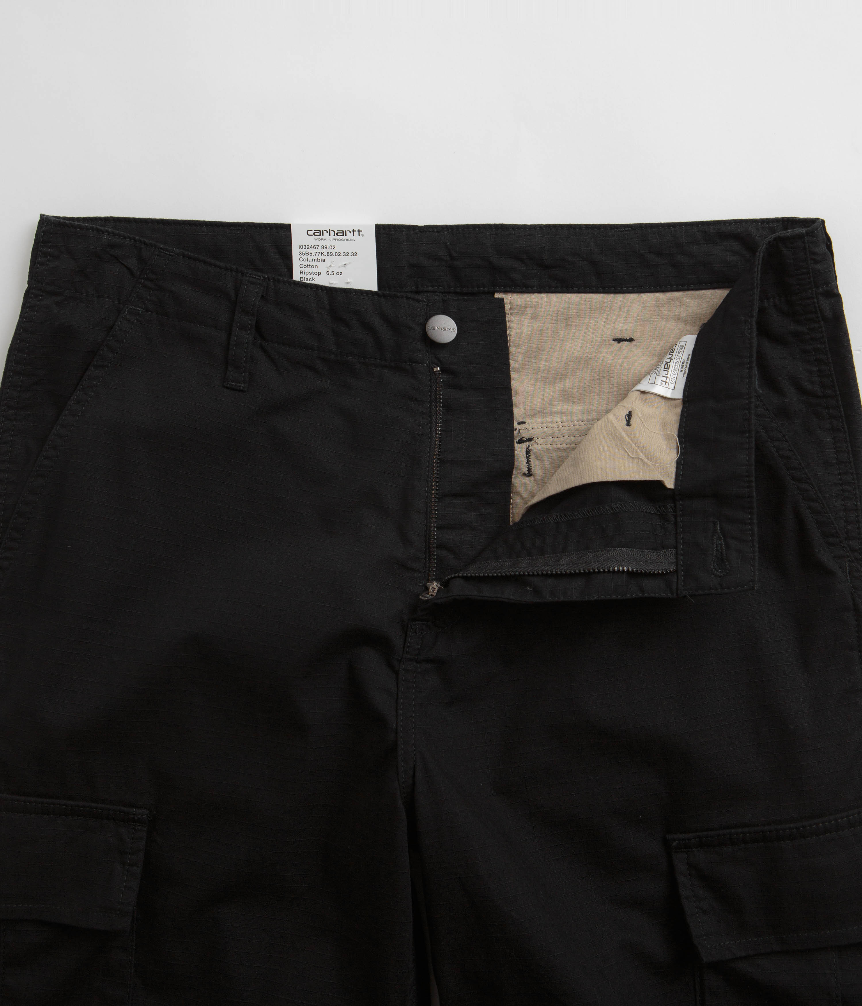 Carhartt Regular Cargo Pants - Black - Image 5