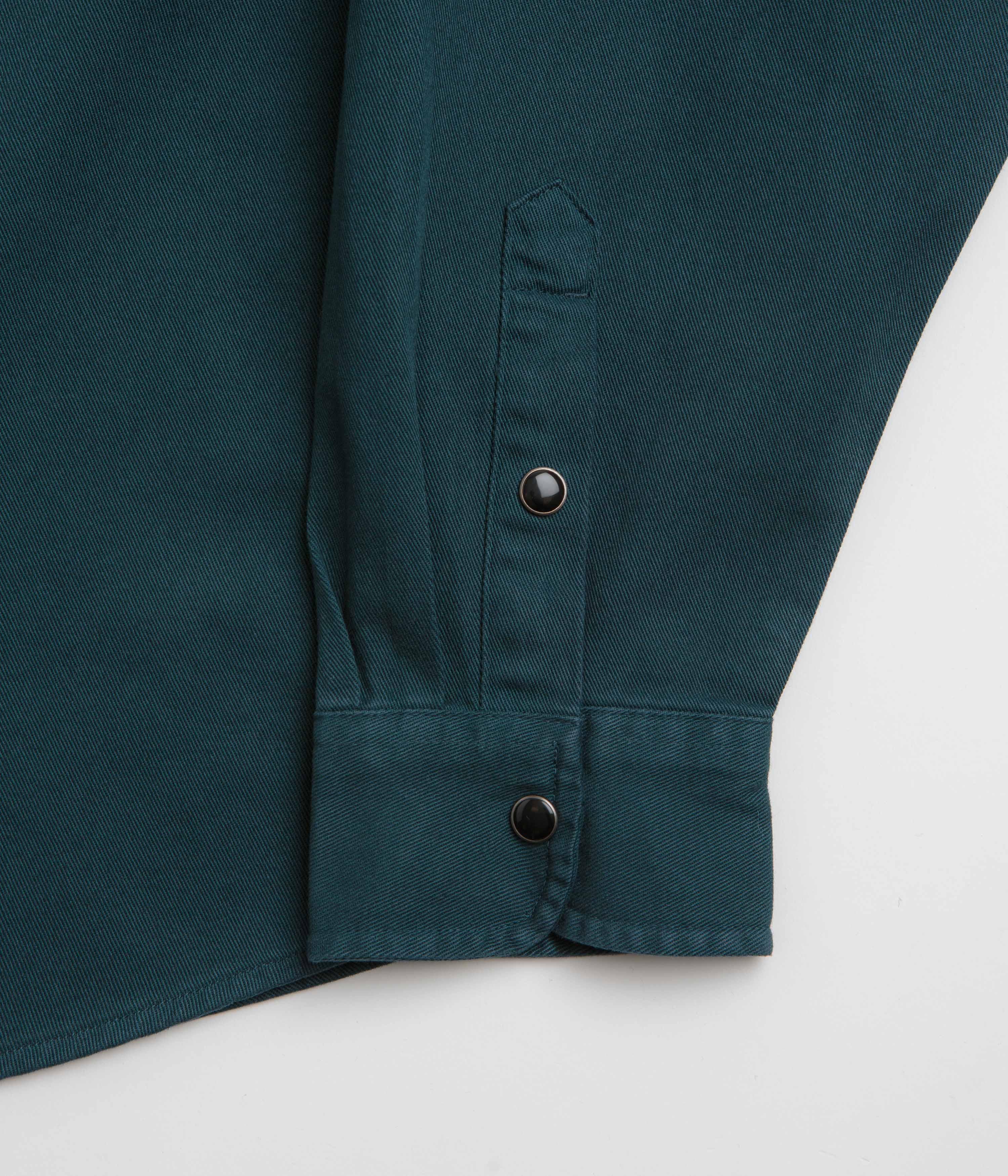 Carhartt Santa Fe Shirt - Deep Lagoon - Image 4