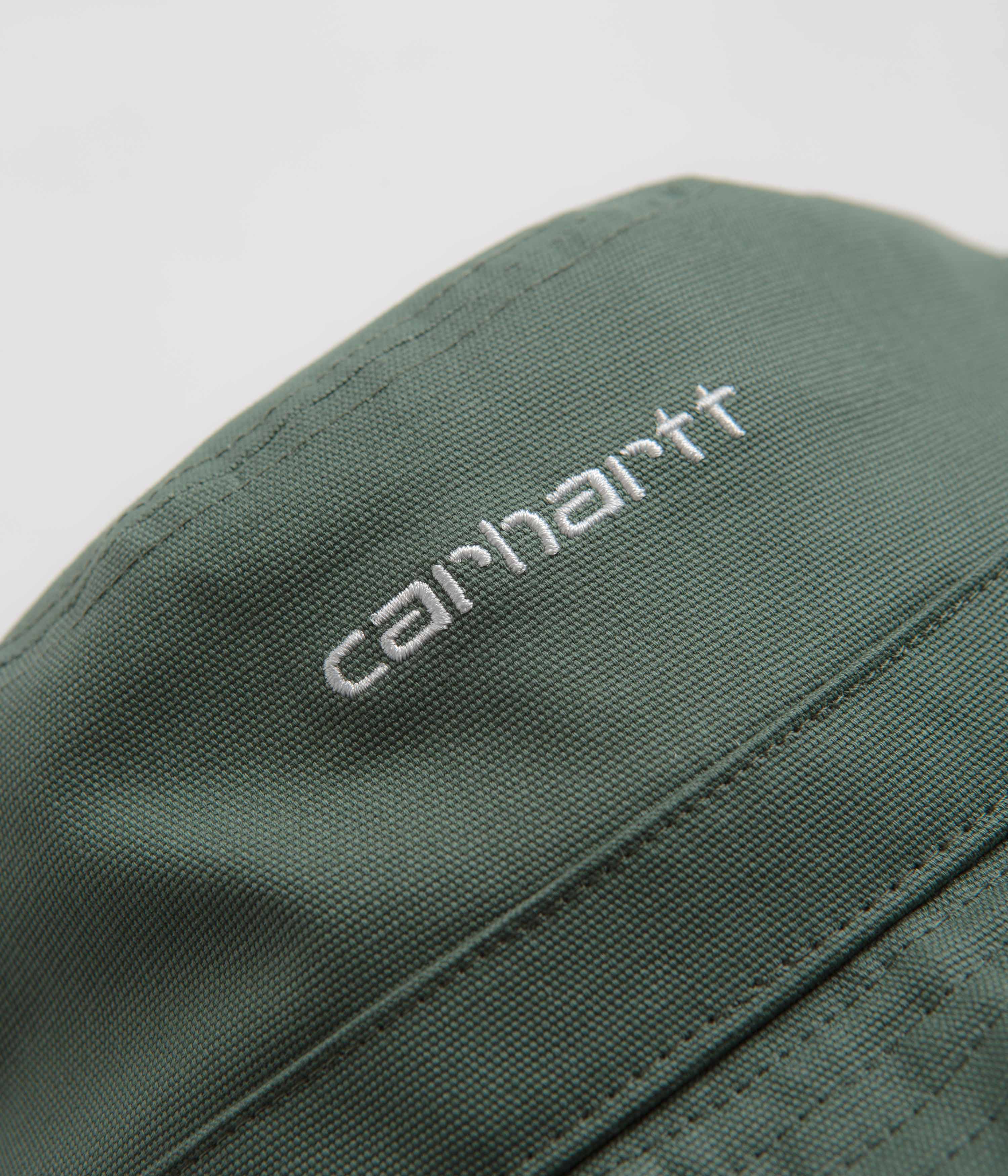 Carhartt Script Bucket Hat - Park / White - Image 2