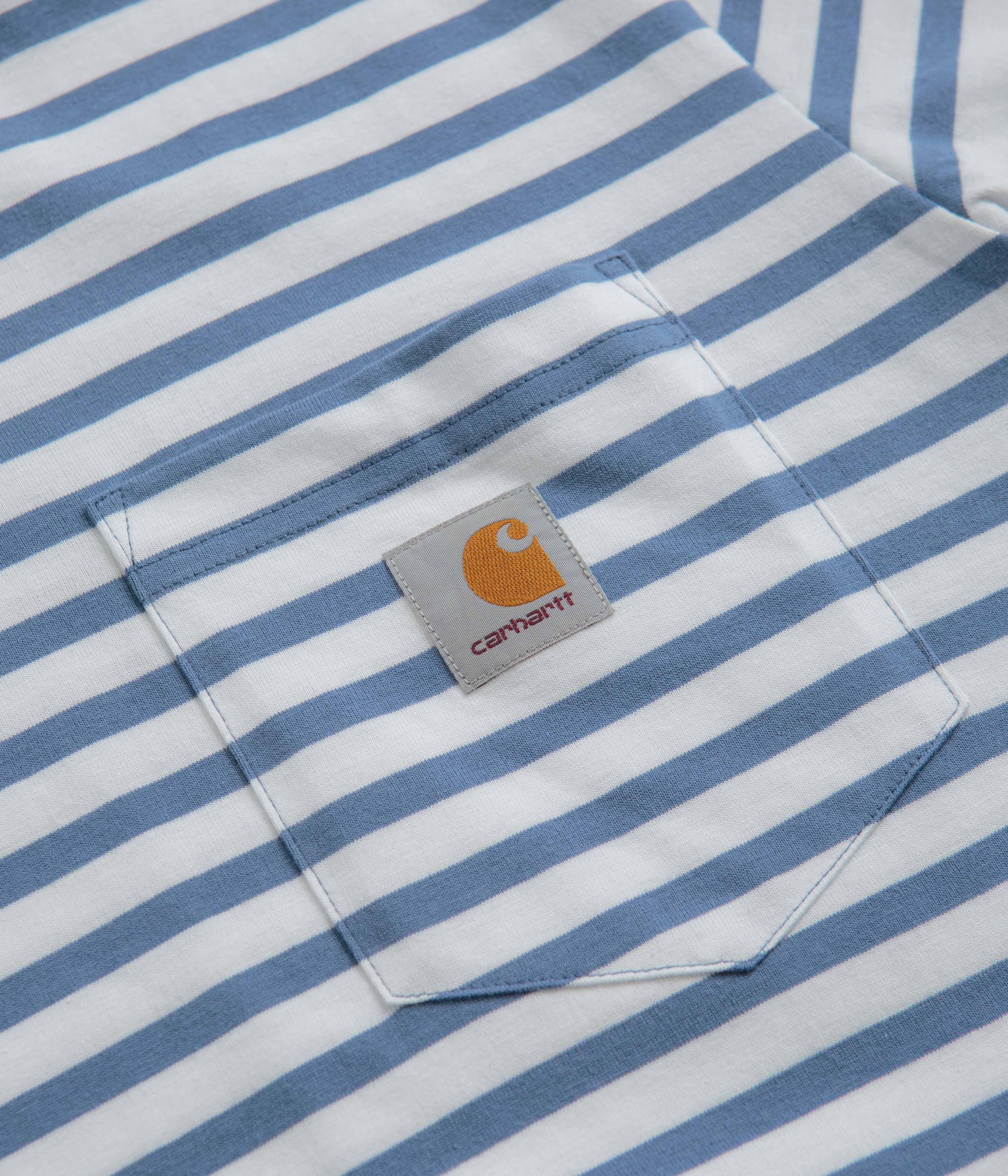 Carhartt Seidler Pocket T-Shirt - Sorrent / White - Image 3