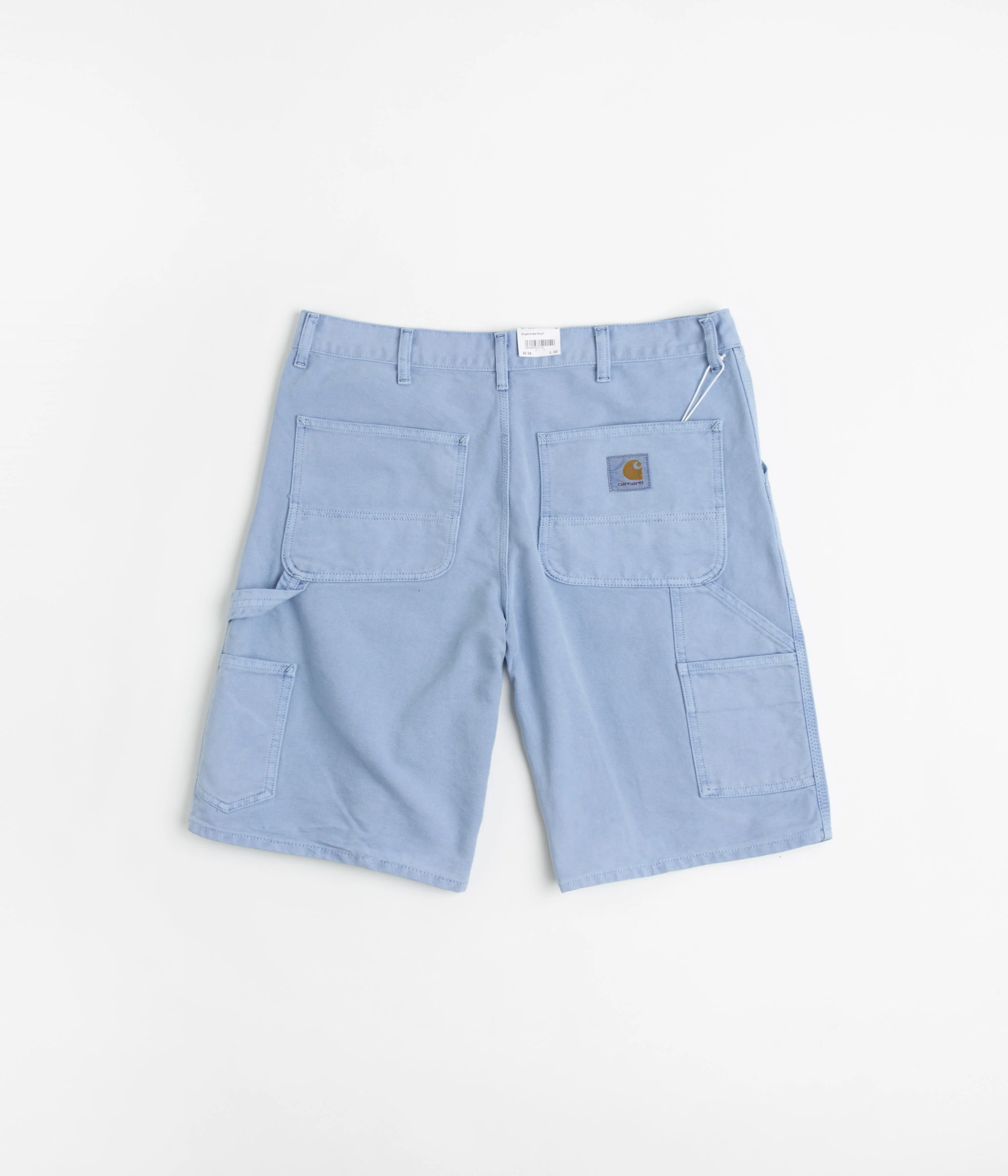Carhartt Single Knee Shorts - Faded Piscine - Image 3