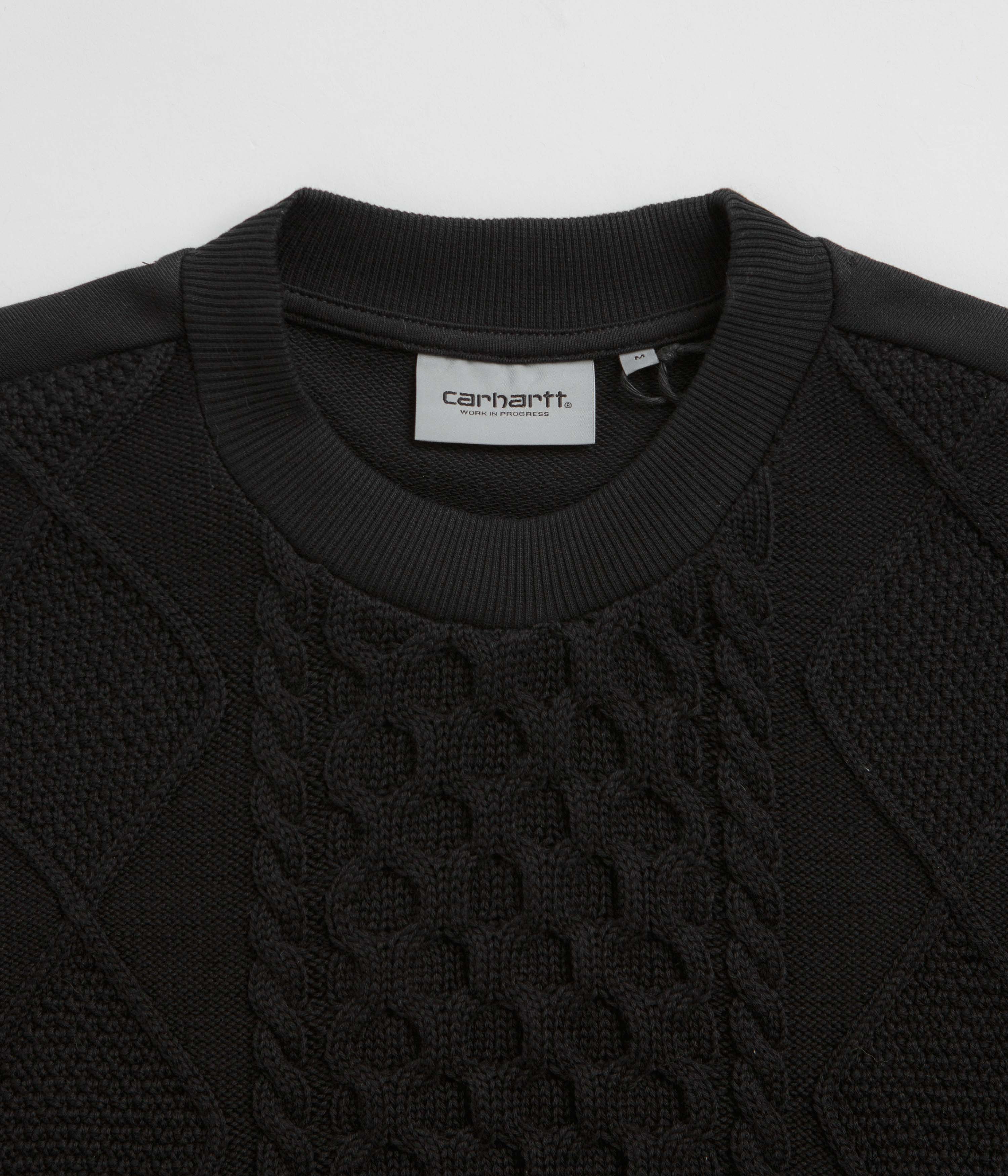 Carhartt Tridon Crewneck Sweatshirt - Black - Image 5