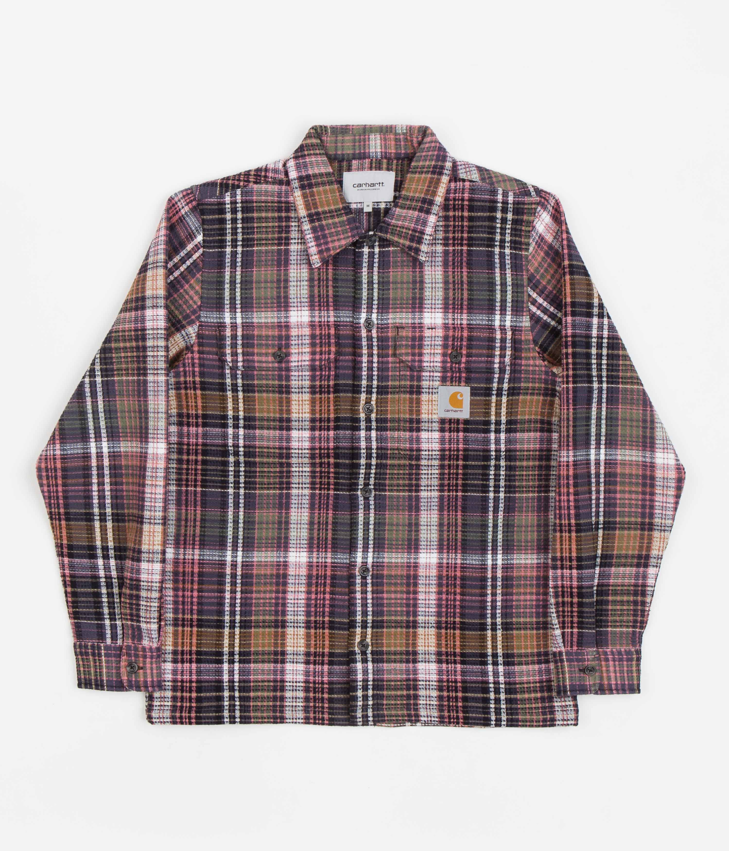 Carhartt Valmon Shirt - Valmon Check / Hamilton Brown