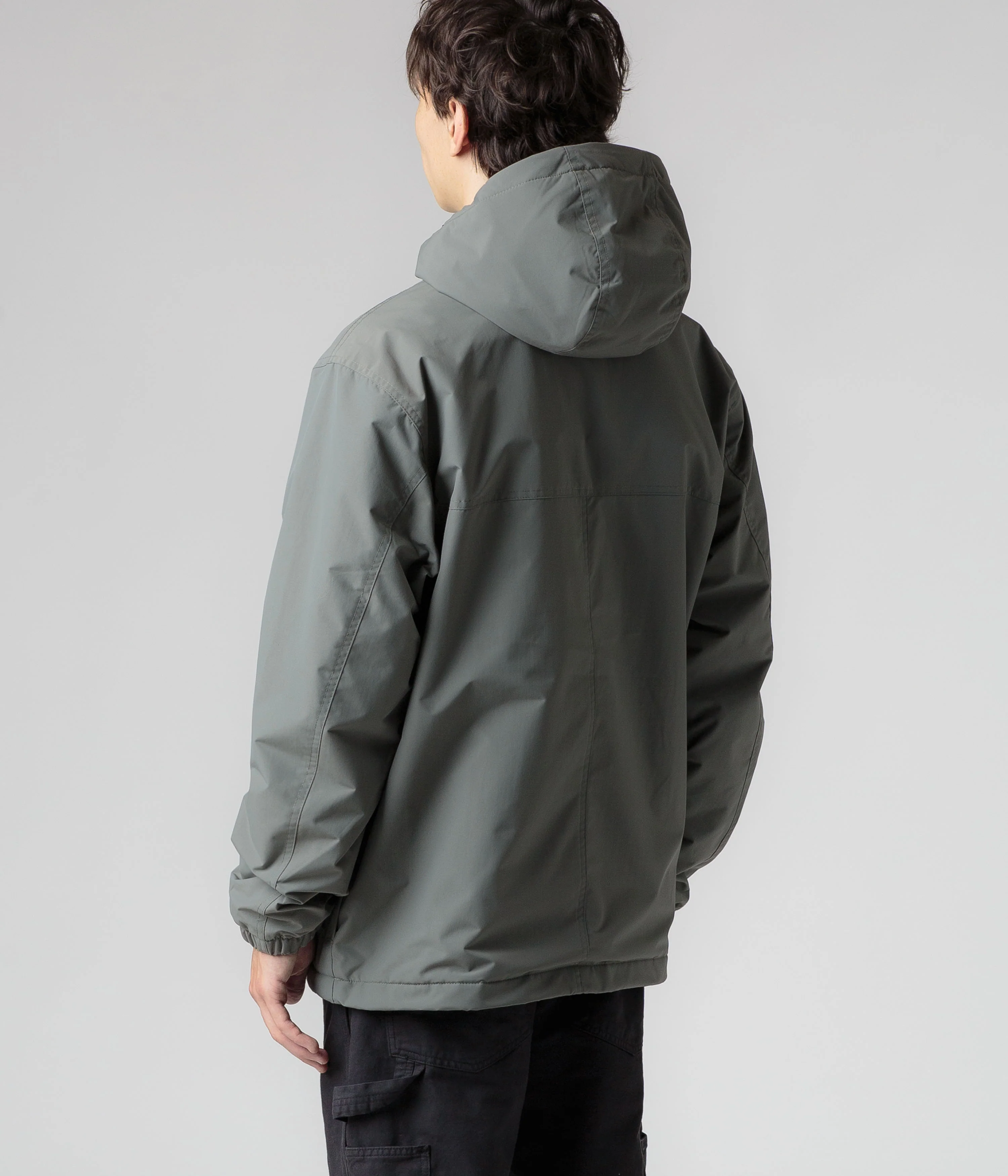 Carhartt Windbreaker Pullover Jacket - Smoke Green / Black - Image 8