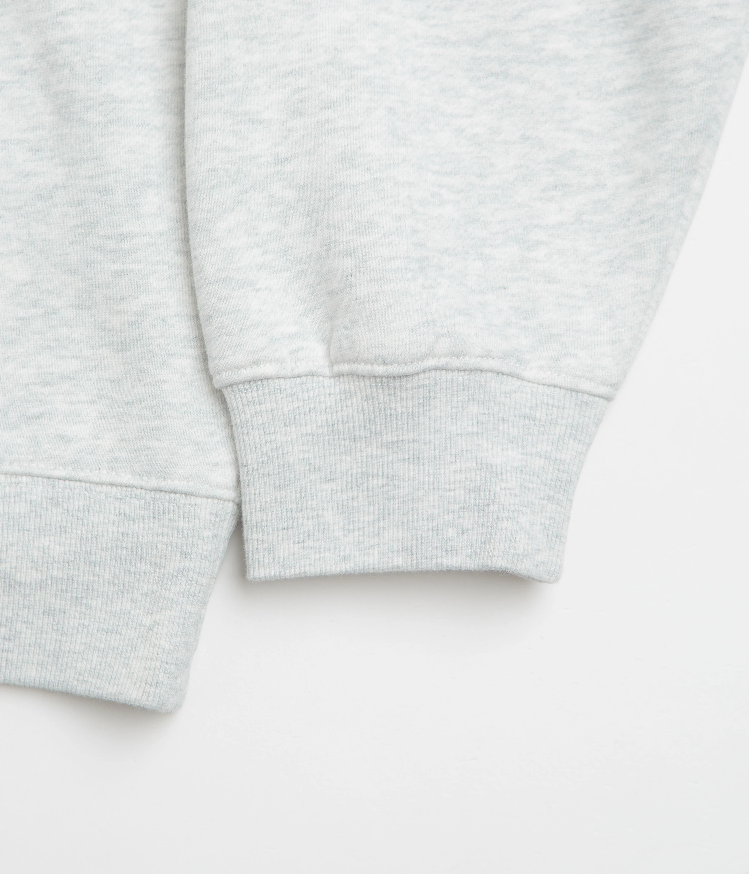 Carhartt WIP Label Polo Sweatshirt - Ash Heather - Image 4