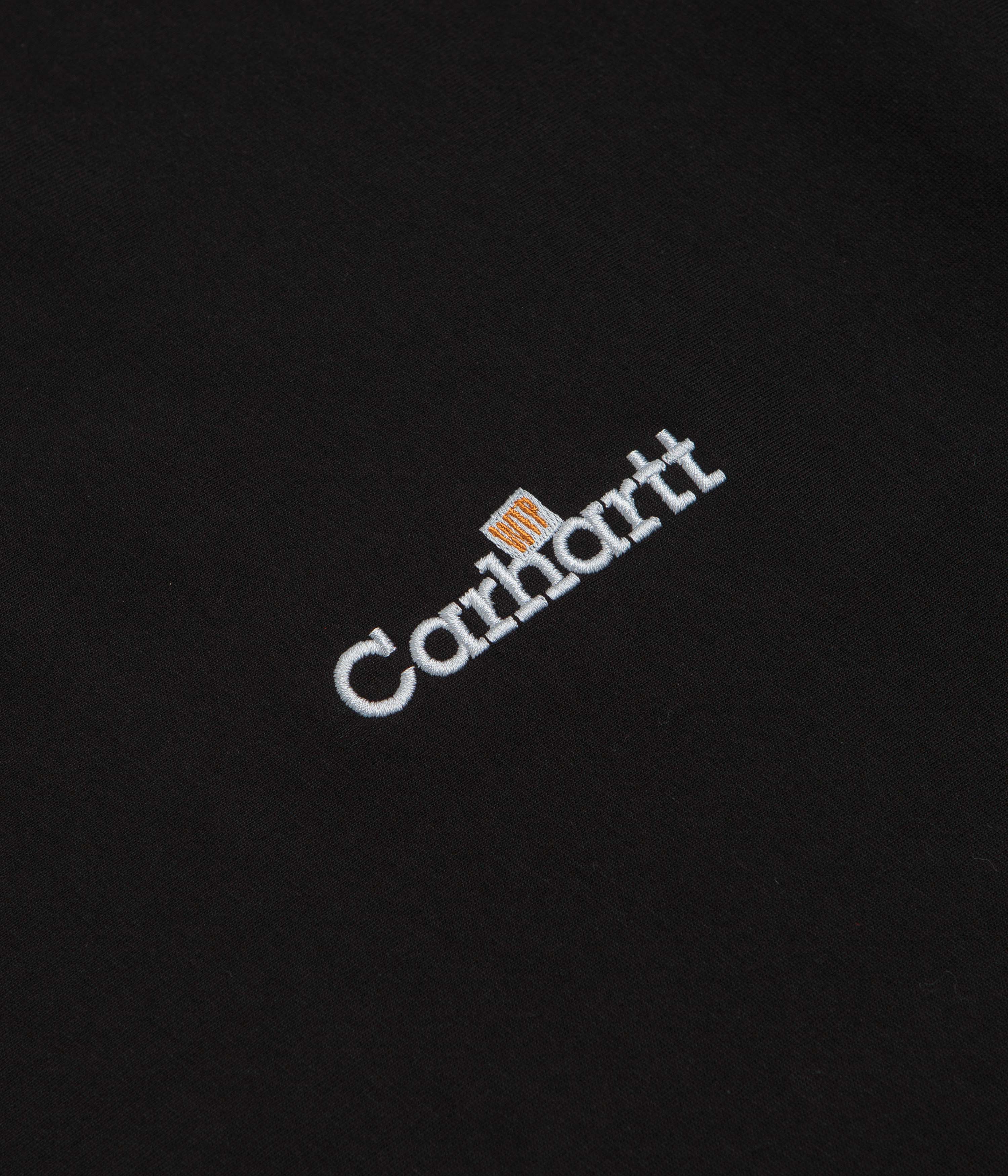 Carhartt WIP Label T-Shirt - Black - Image 3