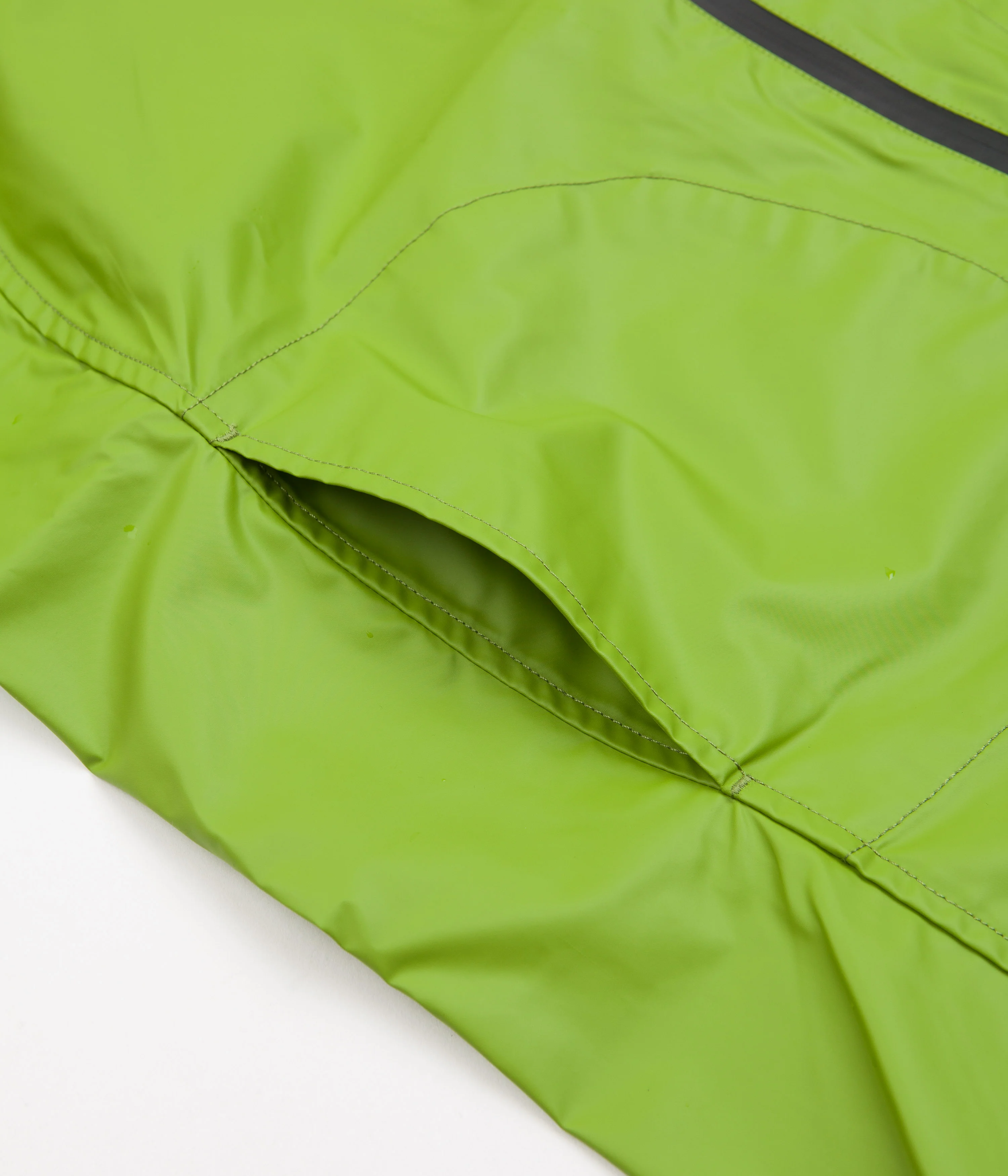 Carrier Goods Waxed Elements Full Zip Jacket - Lima Bean - Image 6