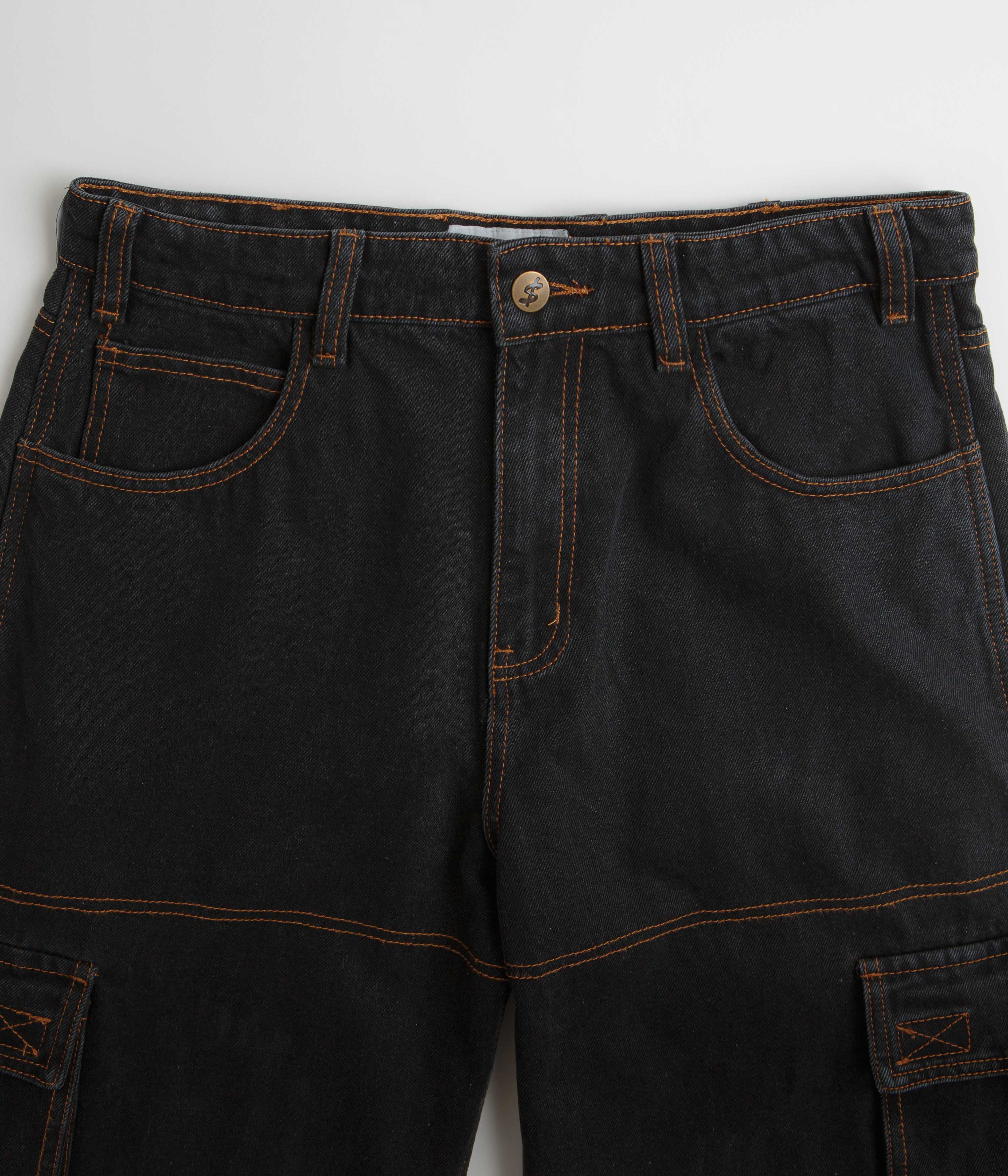 Cash Only Aleka Cargo Jeans - Faded Black - Image 4
